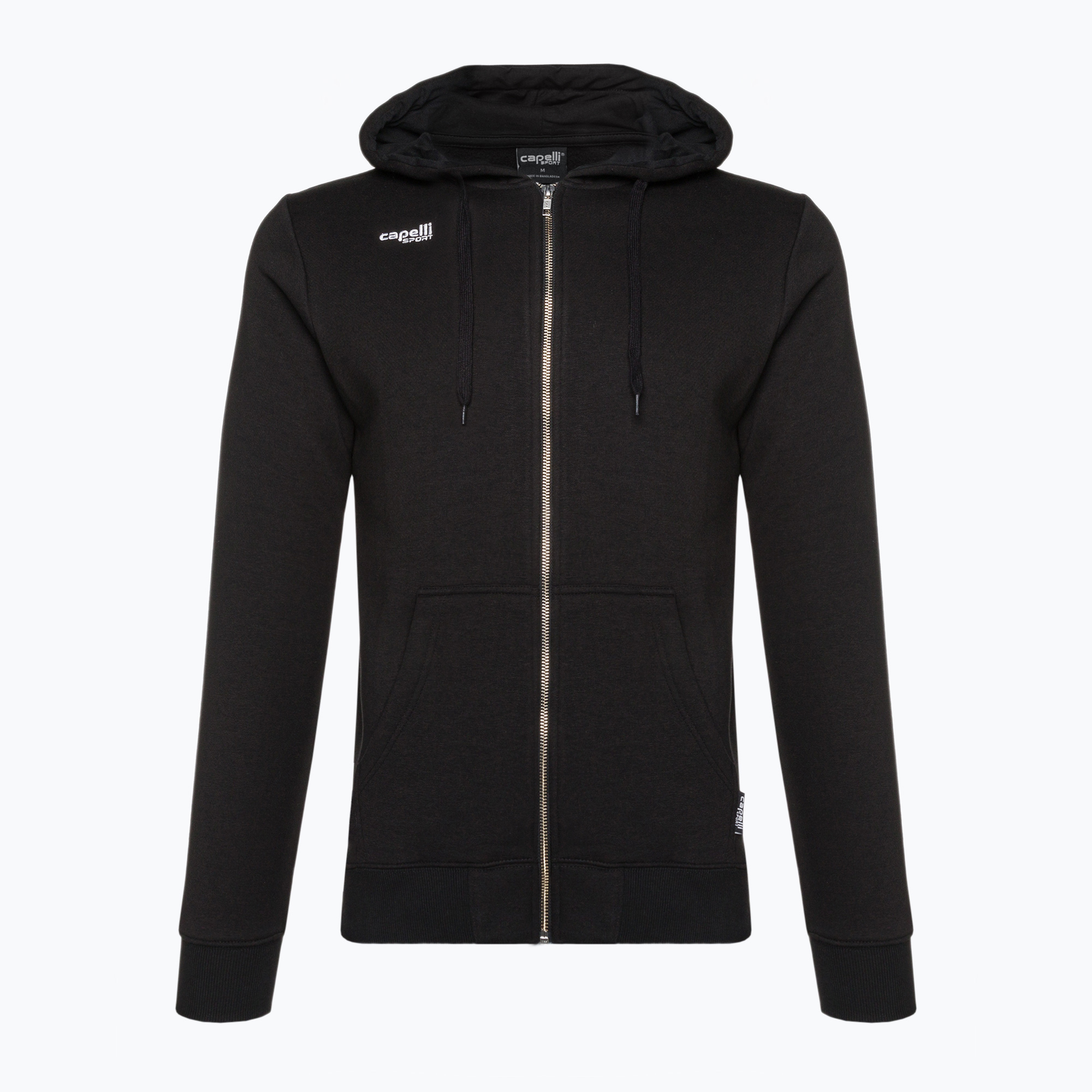 Bluza piłkarska męska Capelli Basics Adult Zip Hoodie black | WYSYŁKA W 24H | 30 DNI NA ZWROT