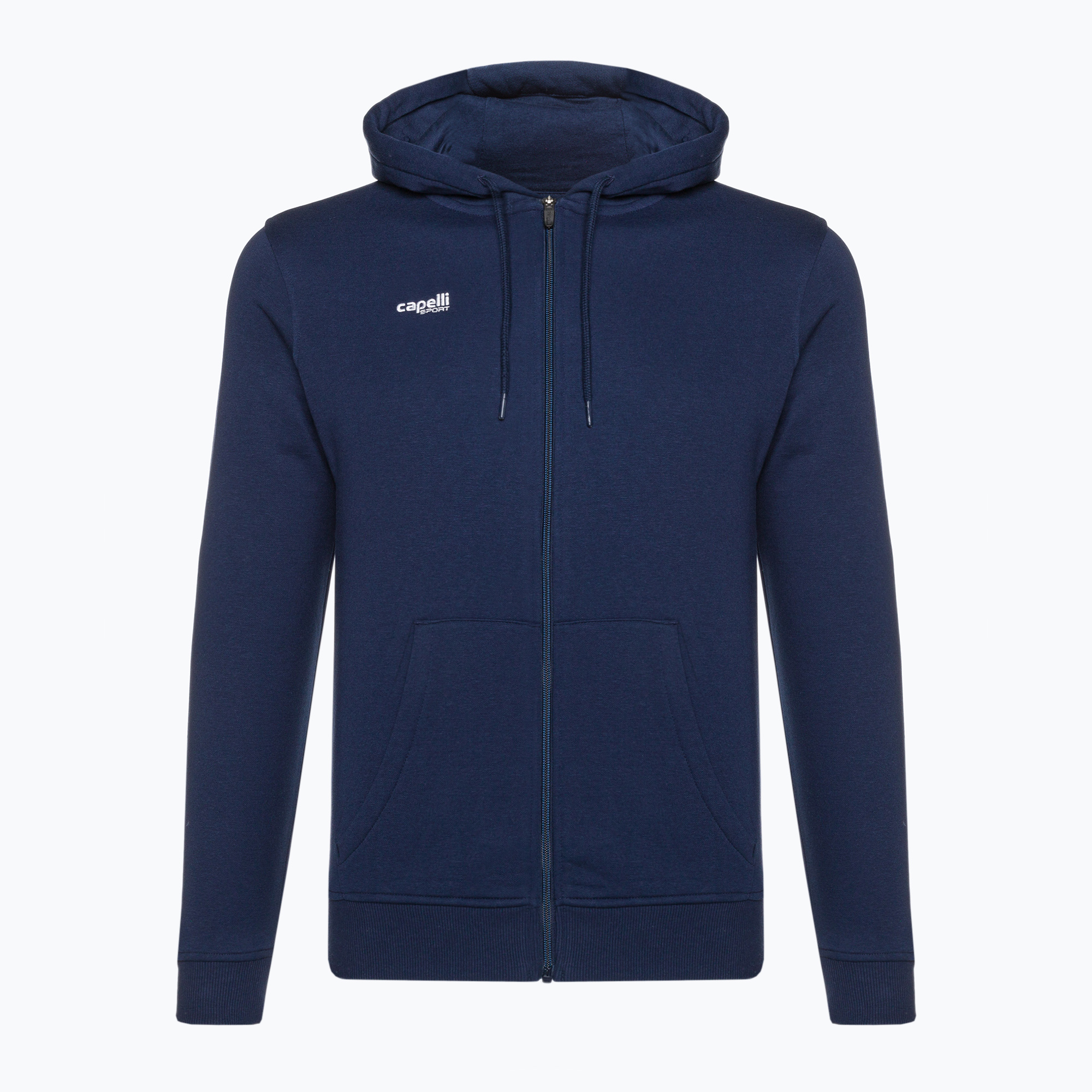 Bluza piłkarska męska Capelli Basics Adult Zip Hoodie navy | WYSYŁKA W 24H | 30 DNI NA ZWROT