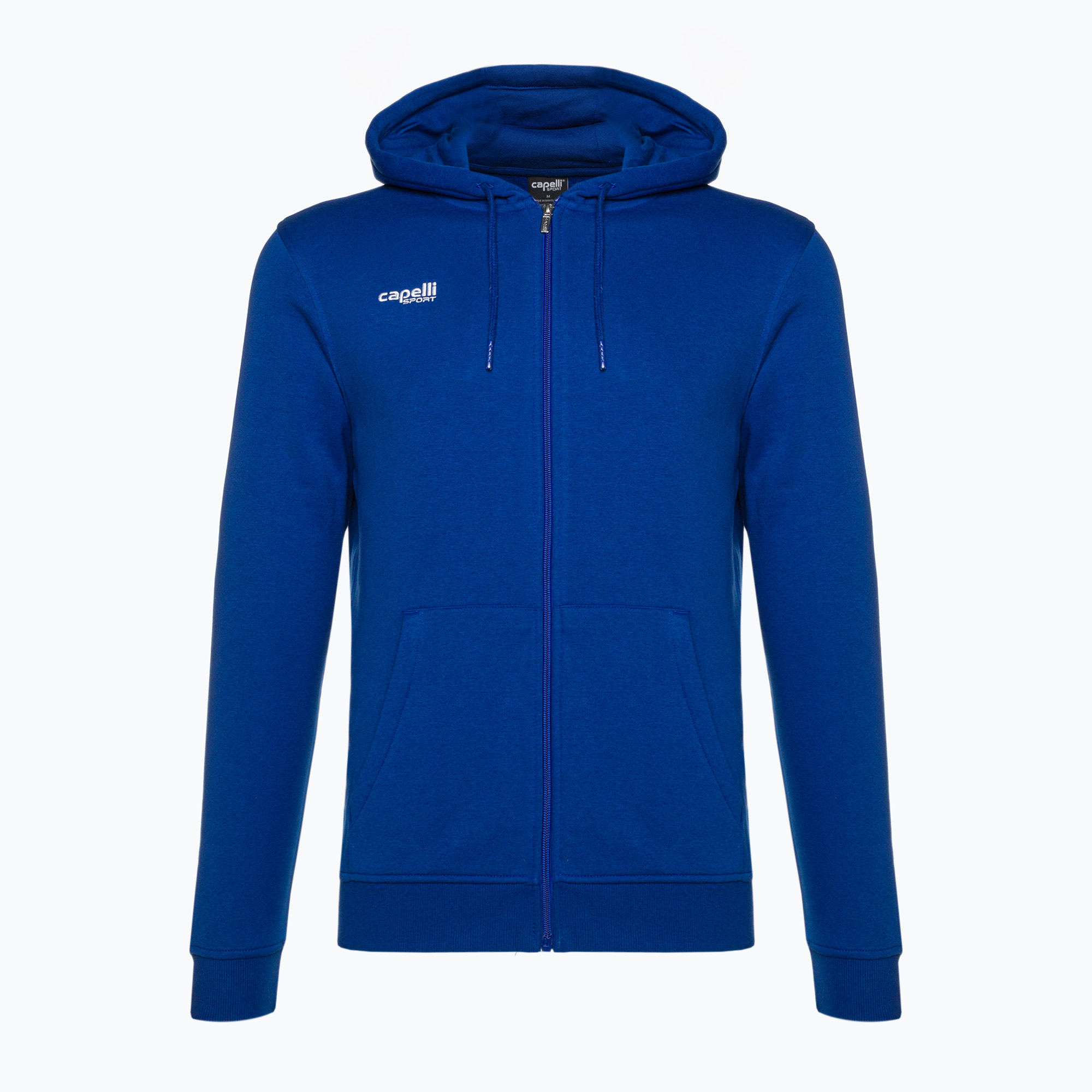 Bluza piłkarska męska Capelli Basics Adult Zip Hoodie royal blue | WYSYŁKA W 24H | 30 DNI NA ZWROT