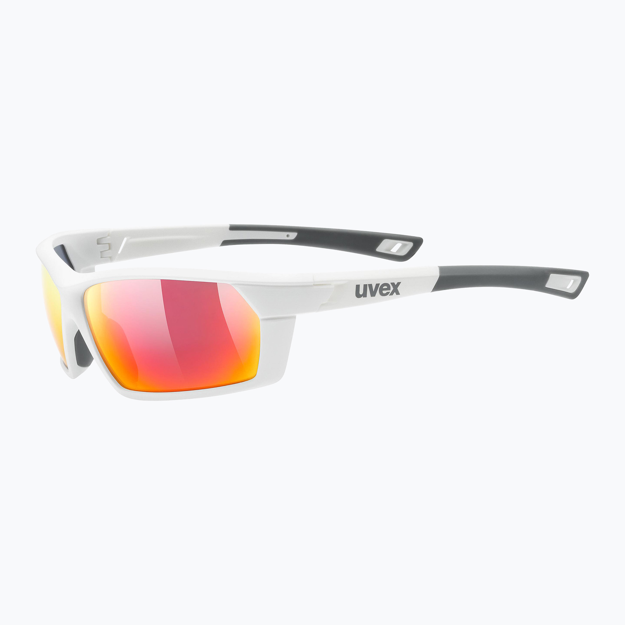 Okulary przeciwsłoneczne UVEX Sportstyle 225 white mat/mirror red | WYSYŁKA W 24H | 30 DNI NA ZWROT