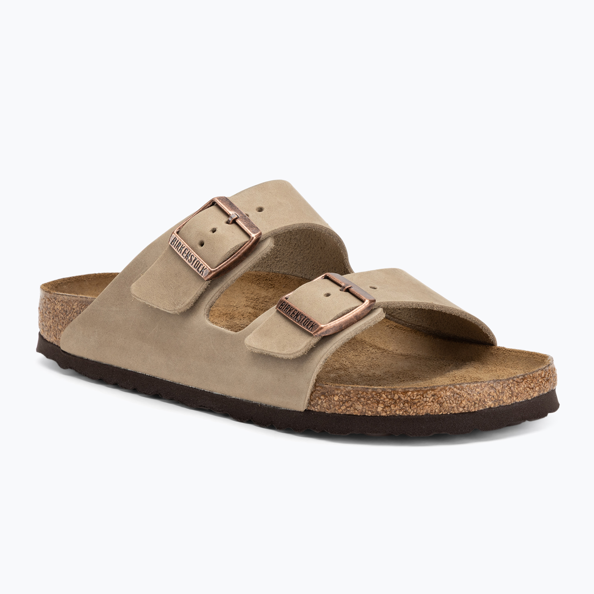 Klapki BIRKENSTOCK Arizona LEOI Narrow tabacco brown 