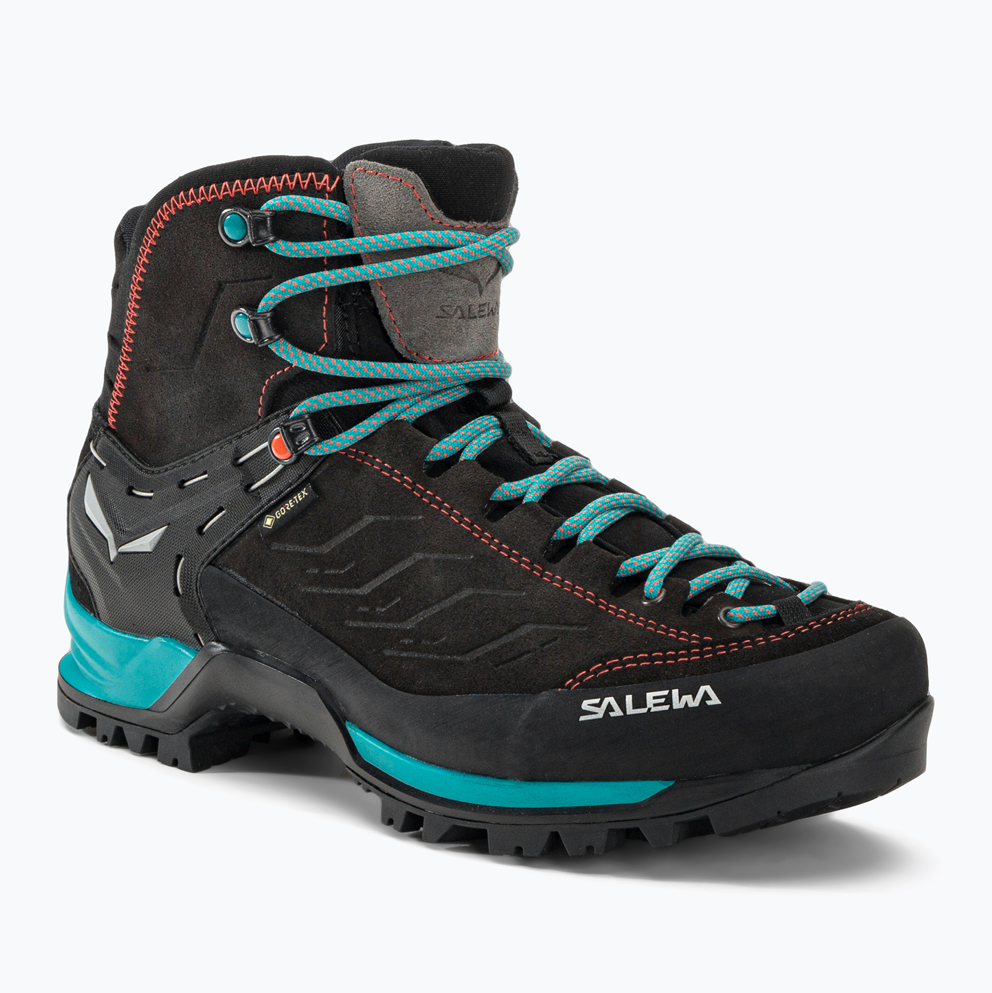 Zdjęcia - Buty trekkingowe Salewa  damskie  MTN Trainer Mid GTX magnet/viridian green 