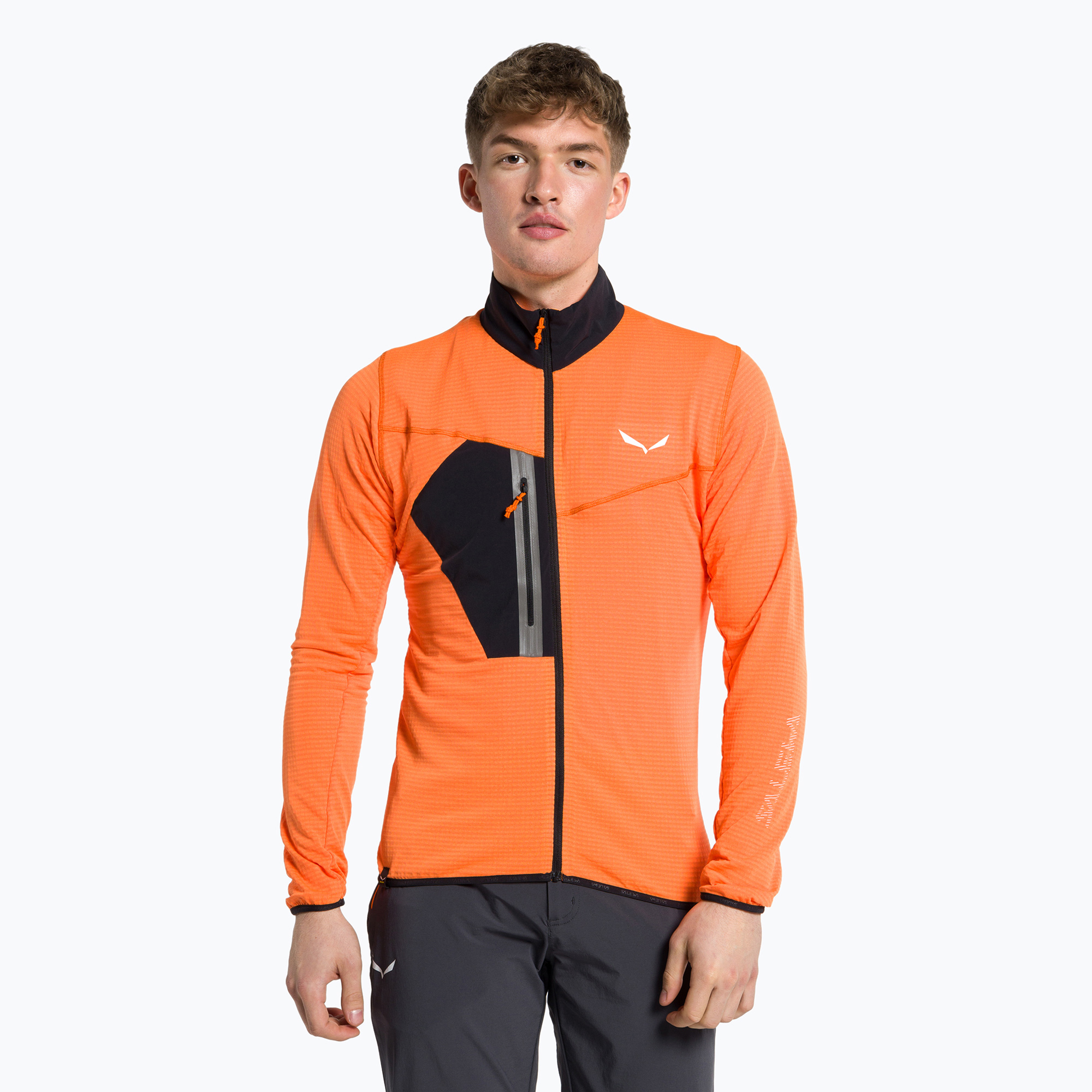 Bluza trekkingowa męska Salewa Pedroc red orange melange | WYSYŁKA W 24H | 30 DNI NA ZWROT