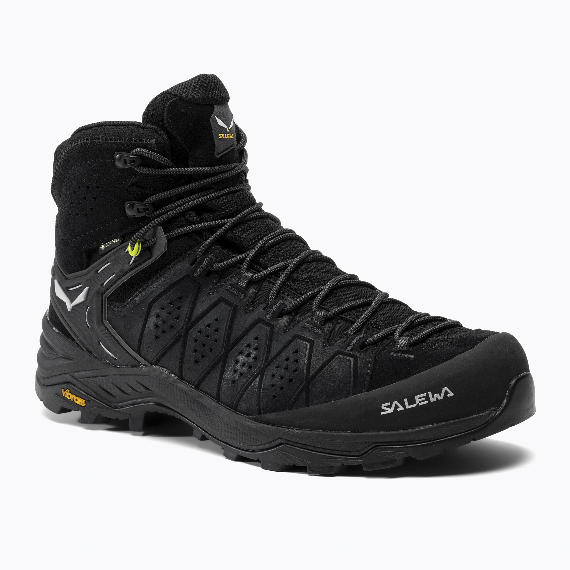 Zdjęcia - Buty trekkingowe Salewa  męskie  Alp Trainer 2 Mid GTX black/black | WYSYŁKA 