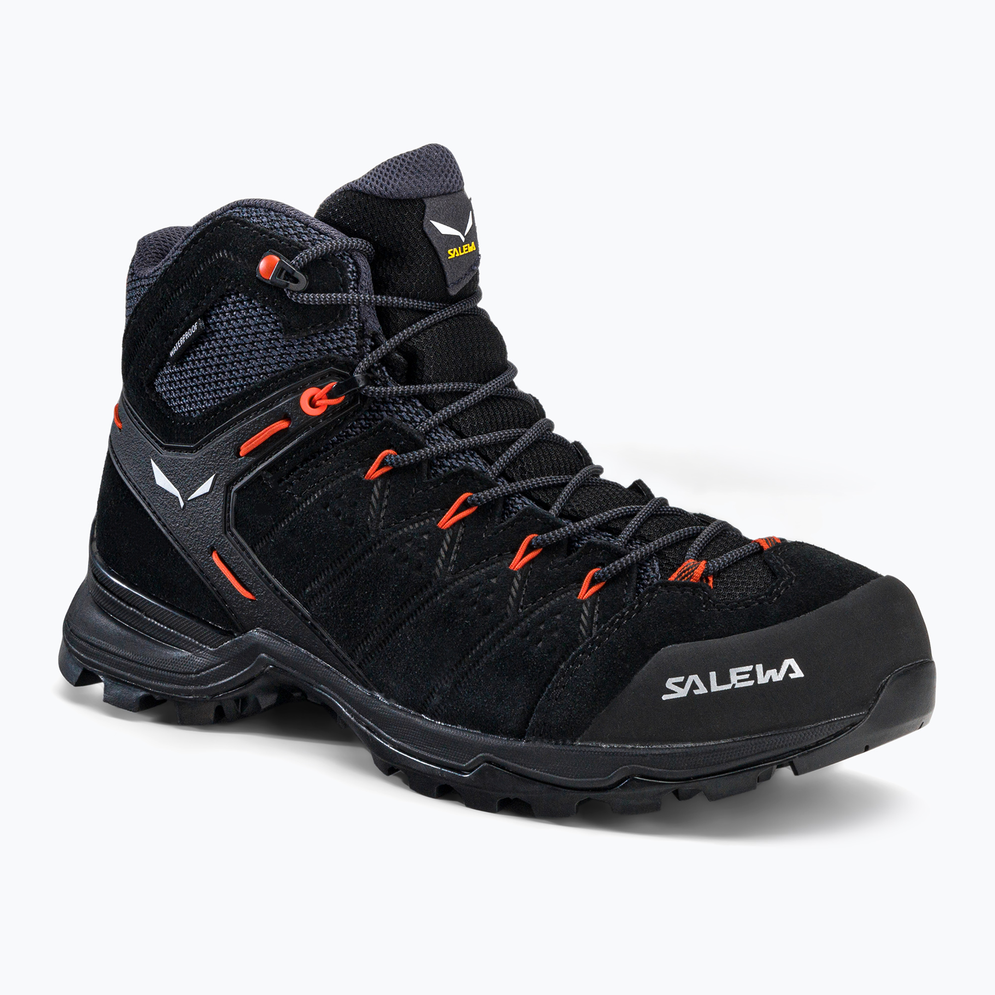 Фото - Трекінгове взуття Salewa Buty trekkingowe męskie  Alp Mate Mid WP black out/fluo orange | WYS 