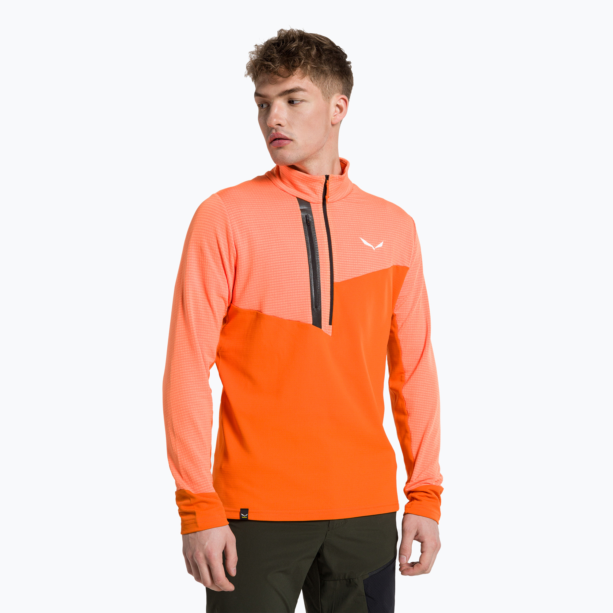 Bluza trekkingowa męska Salewa Vajolet PL Responsive HZ red/orange | WYSYŁKA W 24H | 30 DNI NA ZWROT