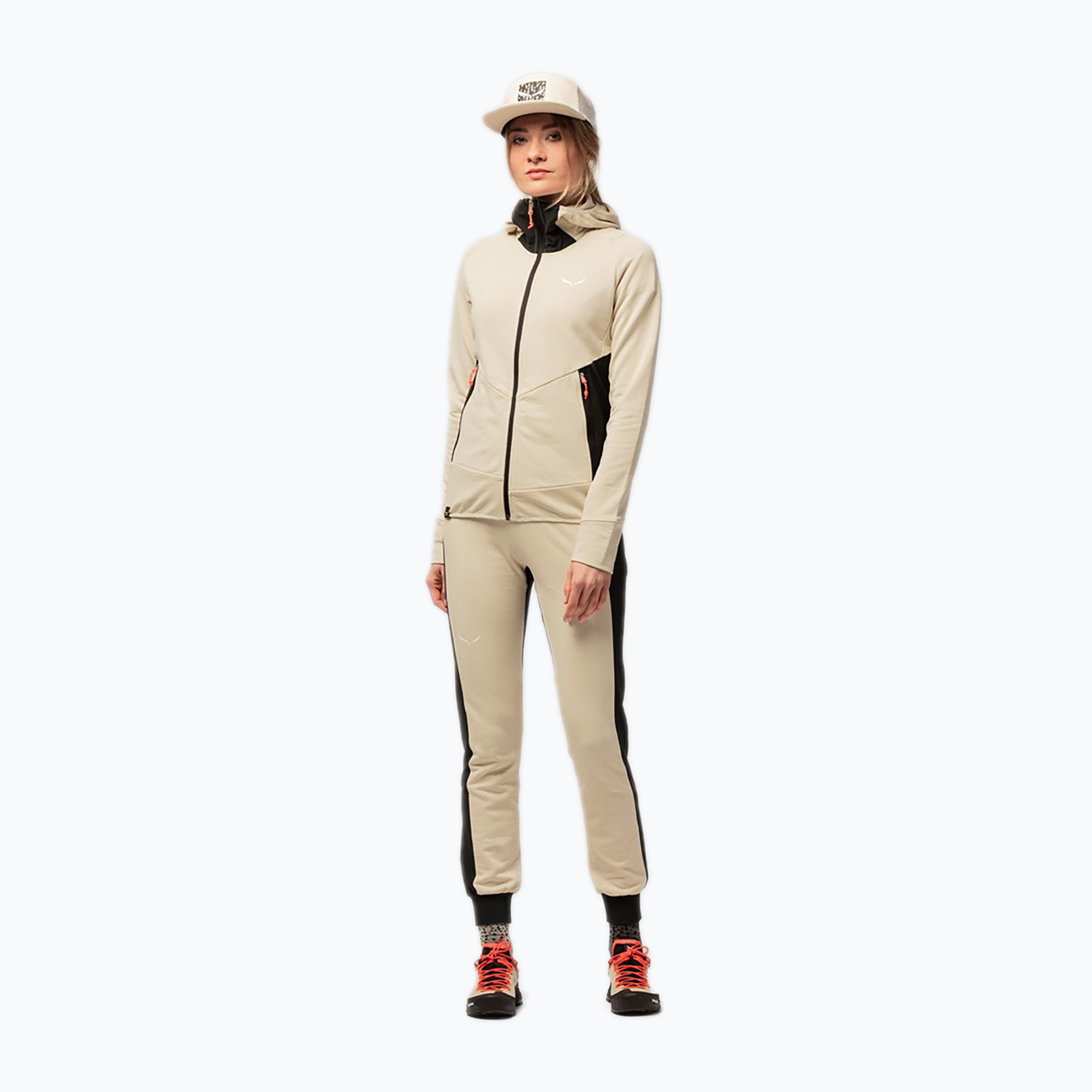 Bluza trekkingowa damska Salewa Lavaredo Hemp Hooded oatmeal | WYSYŁKA W 24H | 30 DNI NA ZWROT