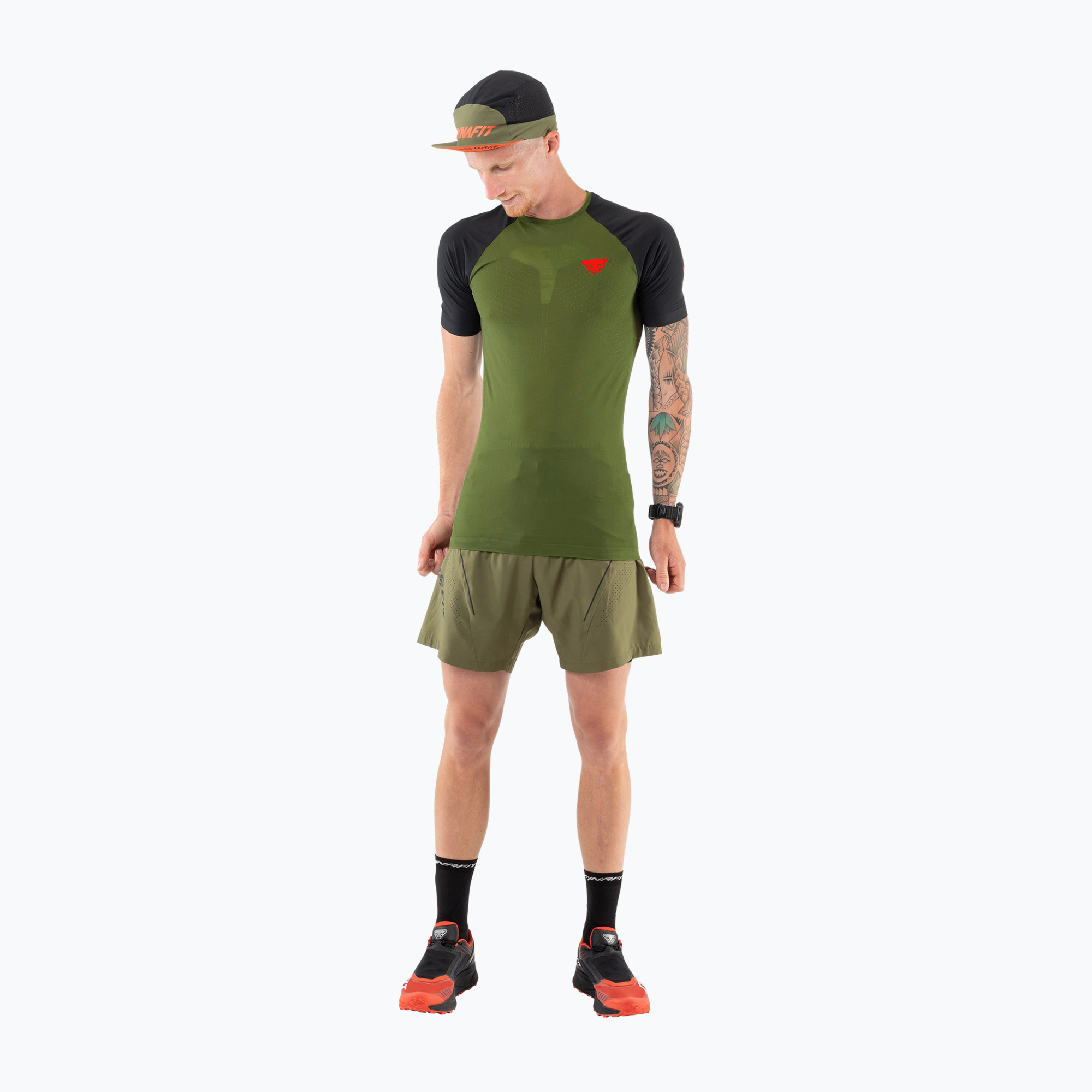 Koszulka do biegania męska DYNAFIT Ultra 3 S-Tech winter moss | WYSYŁKA W 24H | 30 DNI NA ZWROT