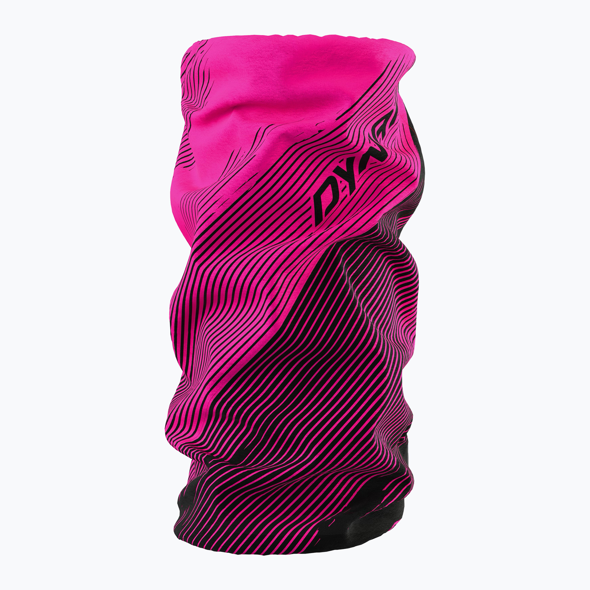 Фото - Трекінговий одяг Dynafit Chusta wielofunkcyjna  Logo Neck Gaiter pink glo/striped | WYSYŁKA W 24H | 30 DNI NA ZWROT 