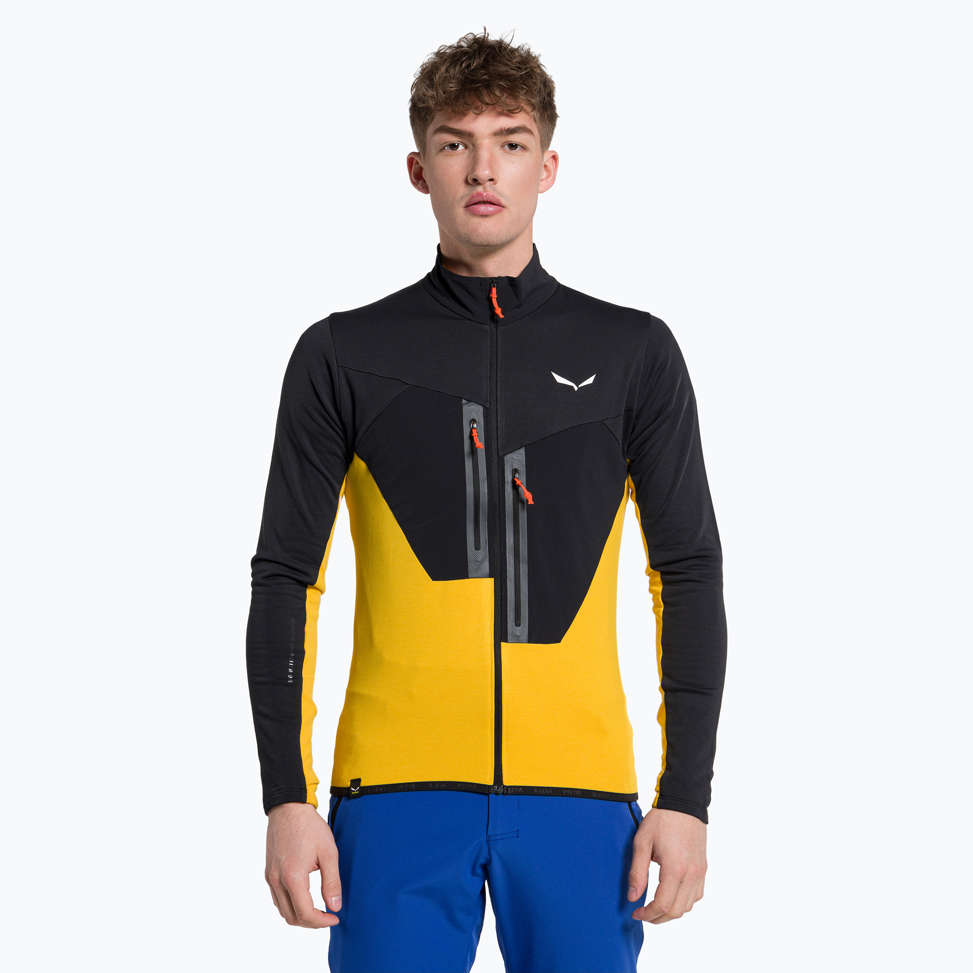 Bluza trekkingowa męska Salewa Ortles AM gold/black out | WYSYŁKA W 24H | 30 DNI NA ZWROT