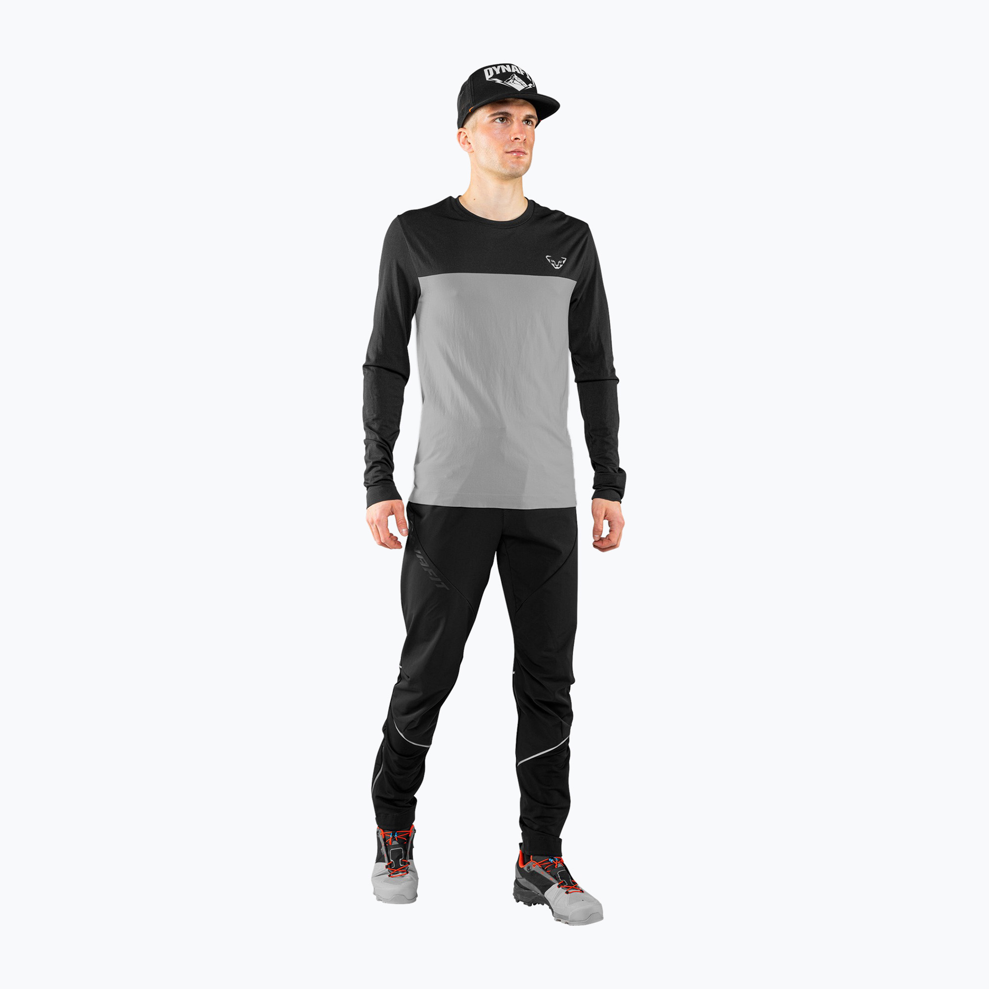 Longsleeve trekkingowy męski DYNAFIT Traverse S-Tech black out alloy | WYSYŁKA W 24H | 30 DNI NA ZWROT