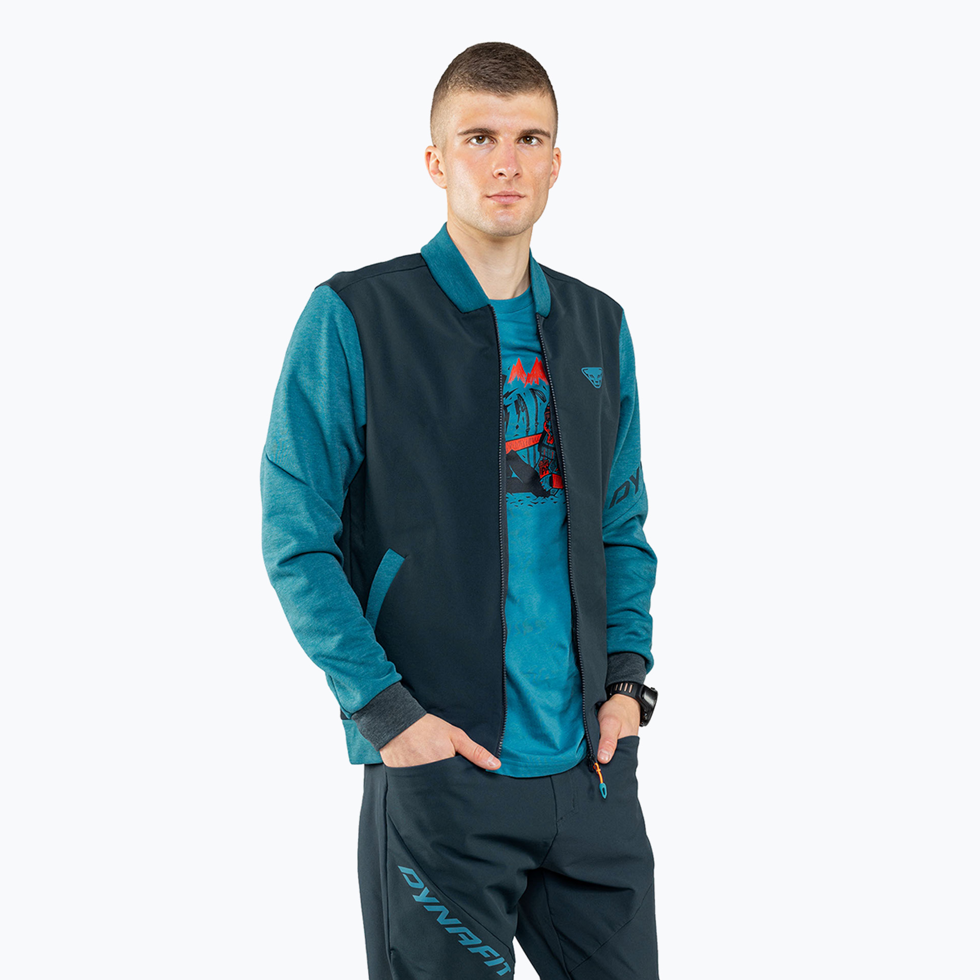 Bluza męska DYNAFIT 24/7 PTC Varsity mallard blue | WYSYŁKA W 24H | 30 DNI NA ZWROT