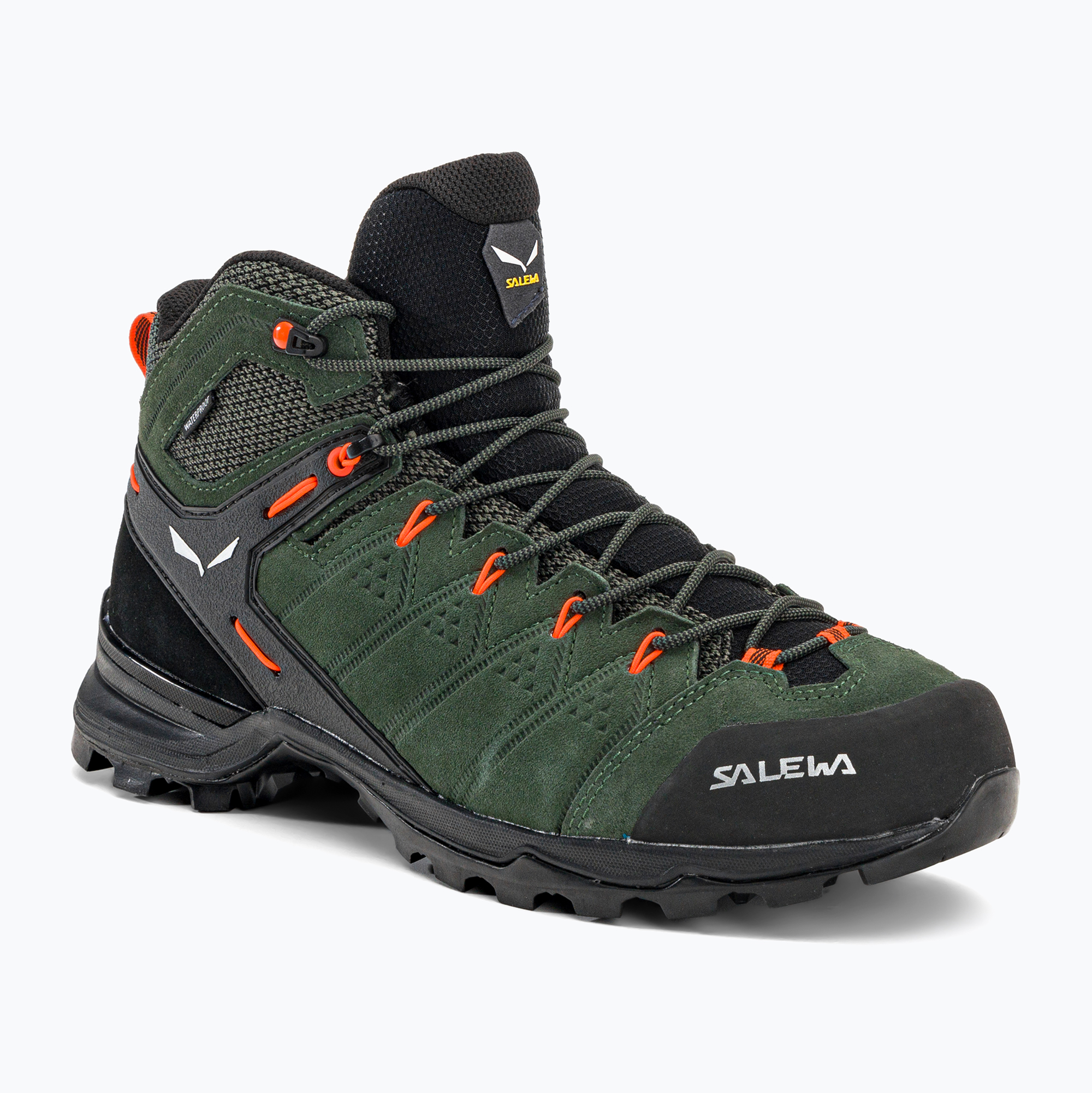 Фото - Трекінгове взуття Salewa Buty trekkingowe męskie  Alp Mate Mid WP thyme/black | WYSYŁKA W 24H 