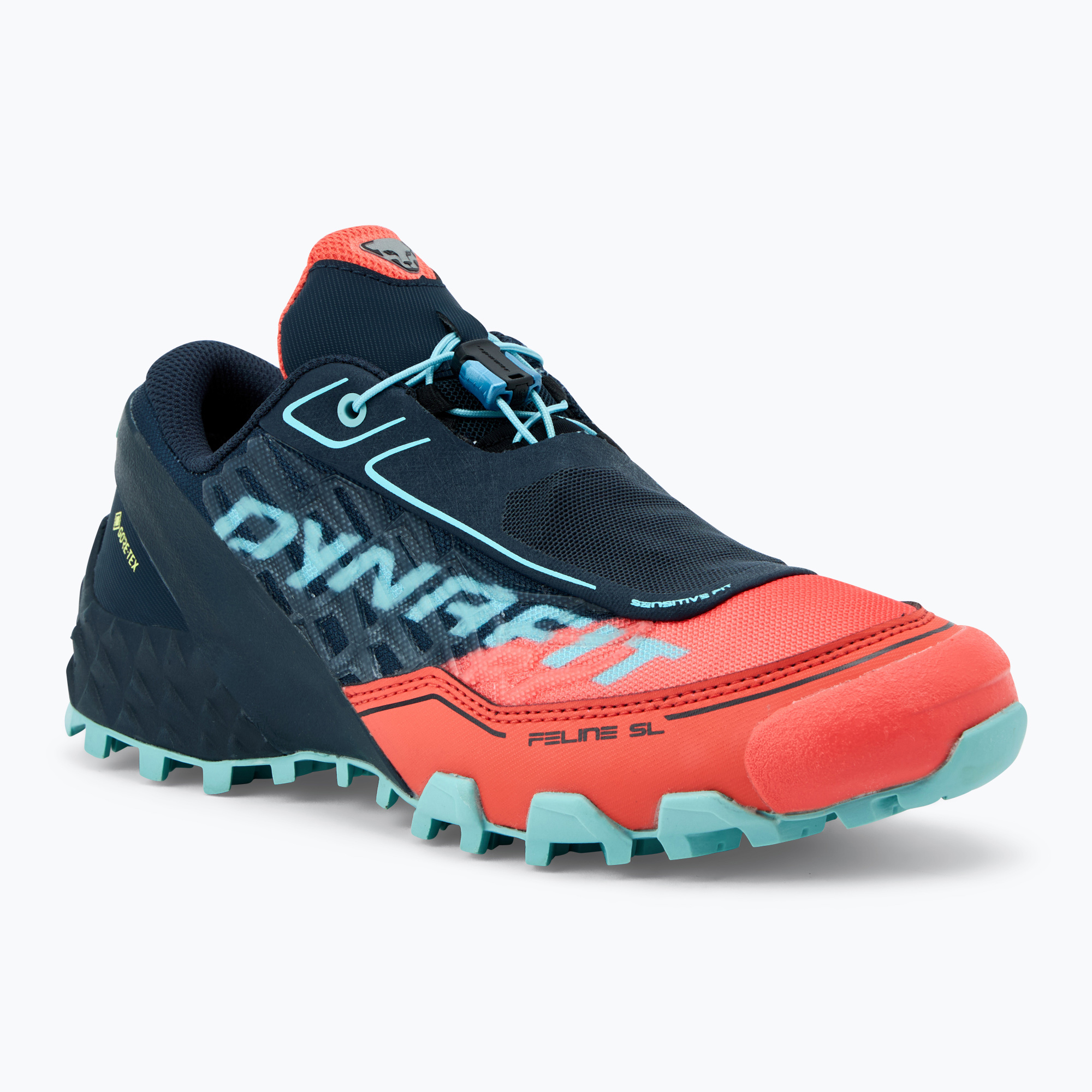 Buty do biegania damskie DYNAFIT Feline SL GTX hot coral/blueberry | WYSYŁKA W 24H | 30 DNI NA ZWROT