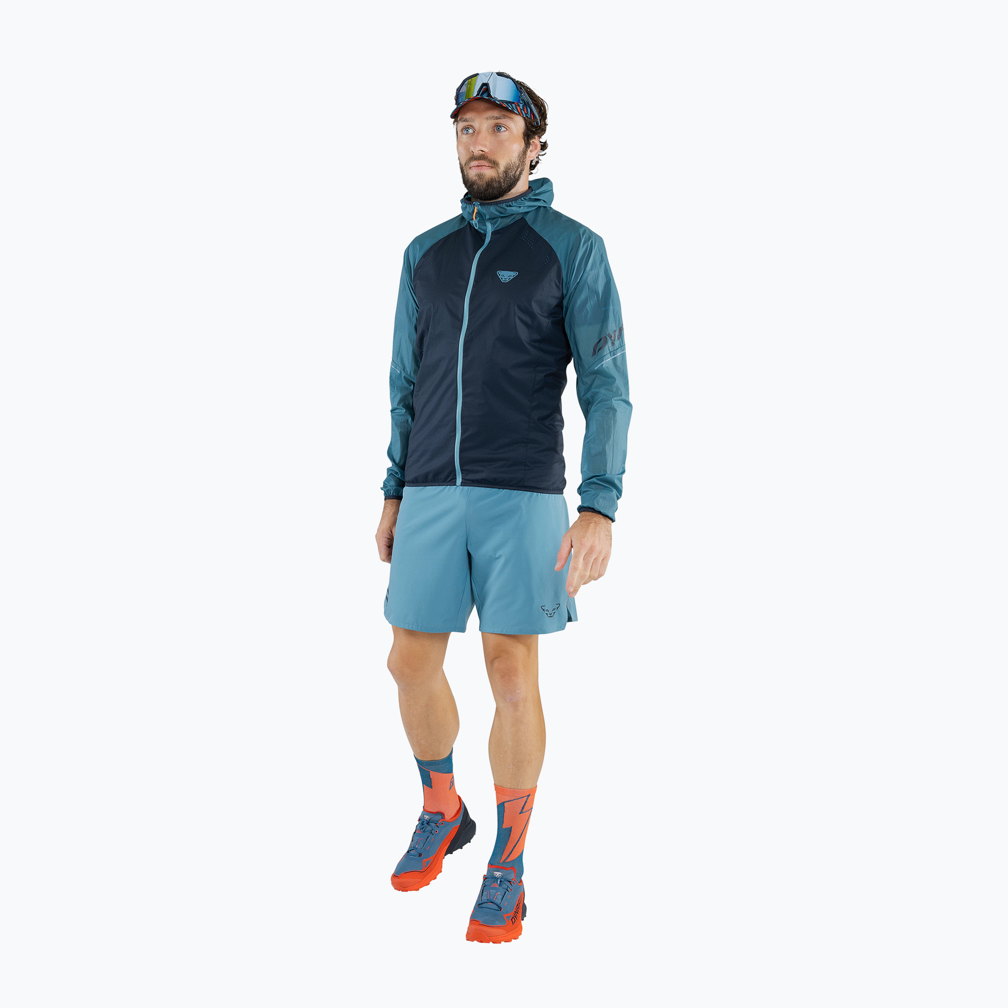 Kurtka do biegania męska DYNAFIT Alpine Wind 2 storm blue | WYSYŁKA W 24H | 30 DNI NA ZWROT