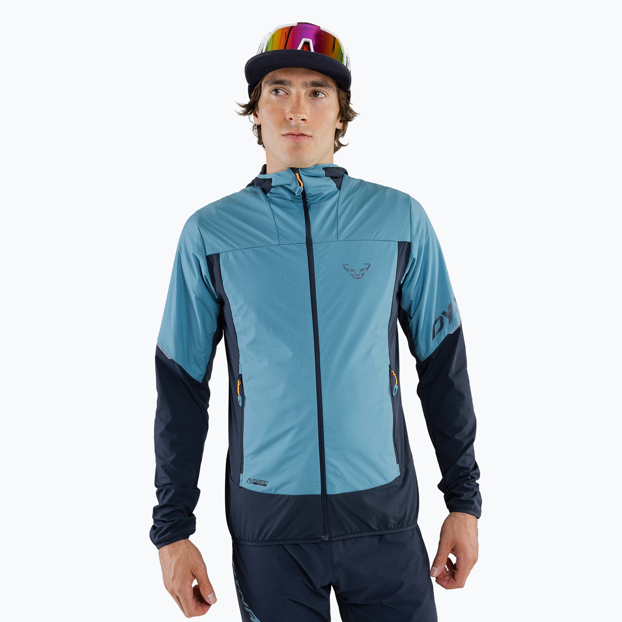 Kurtka softshell męska DYNAFIT Traverse Alpha Hooded storm blue | WYSYŁKA W 24H | 30 DNI NA ZWROT