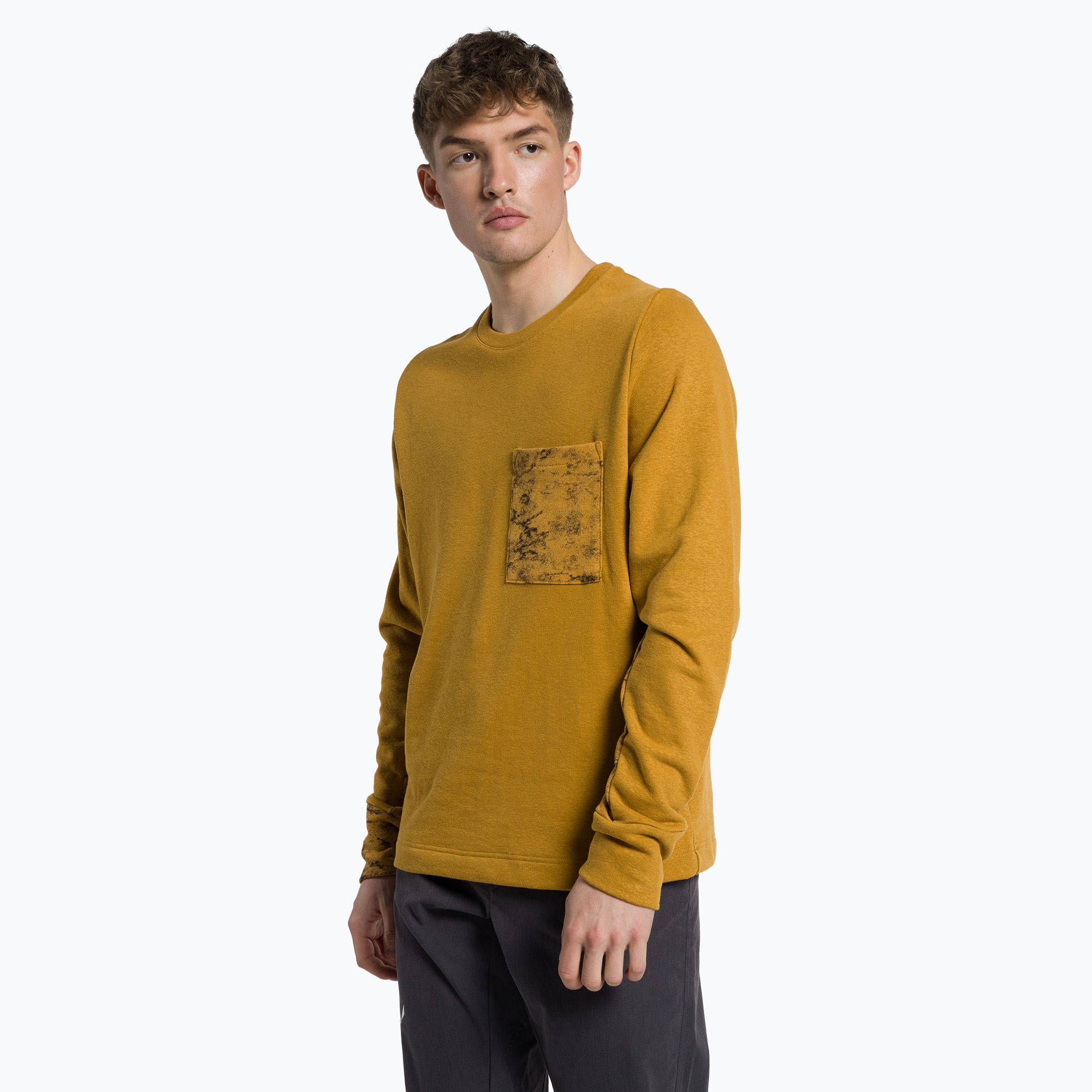 Bluza trekkingowa męska Salewa Lavaredo Hemp Pullover golden brown | WYSYŁKA W 24H | 30 DNI NA ZWROT