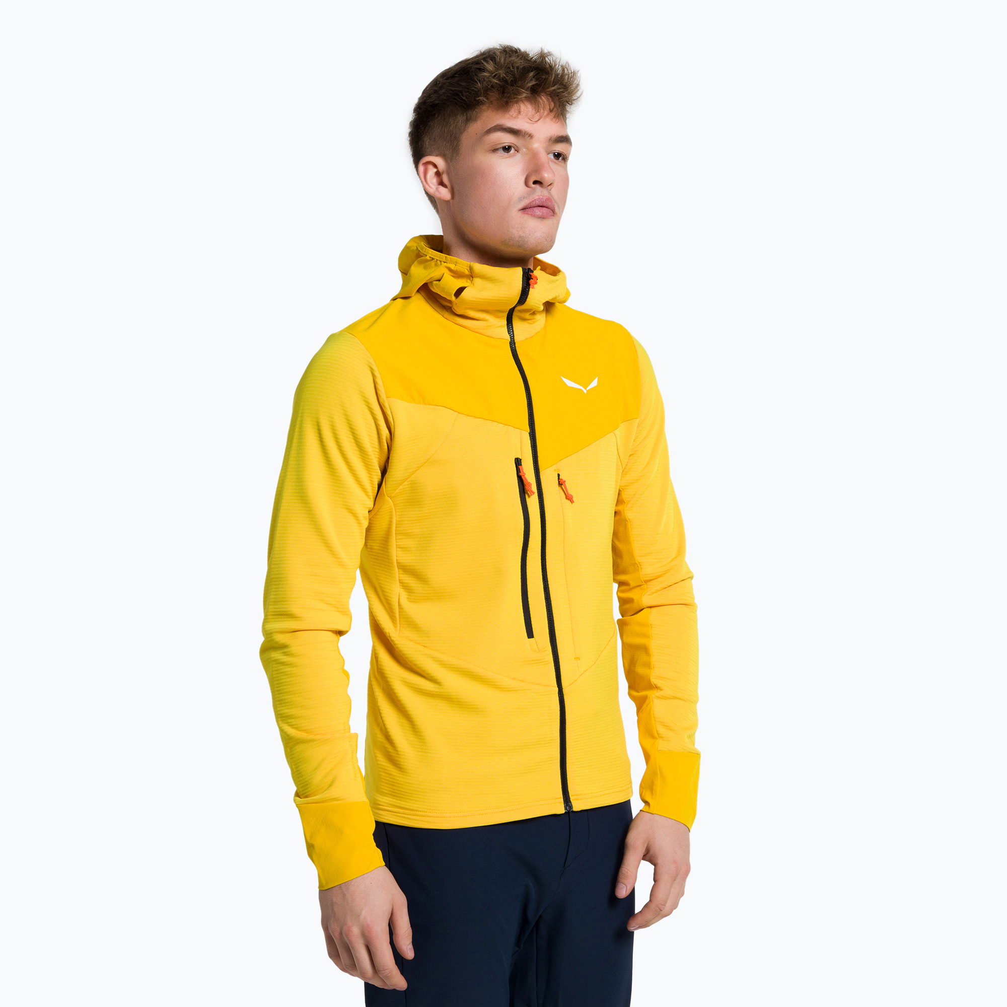 Bluza trekkingowa męska Salewa Agner PL Hooded gold | WYSYŁKA W 24H | 30 DNI NA ZWROT