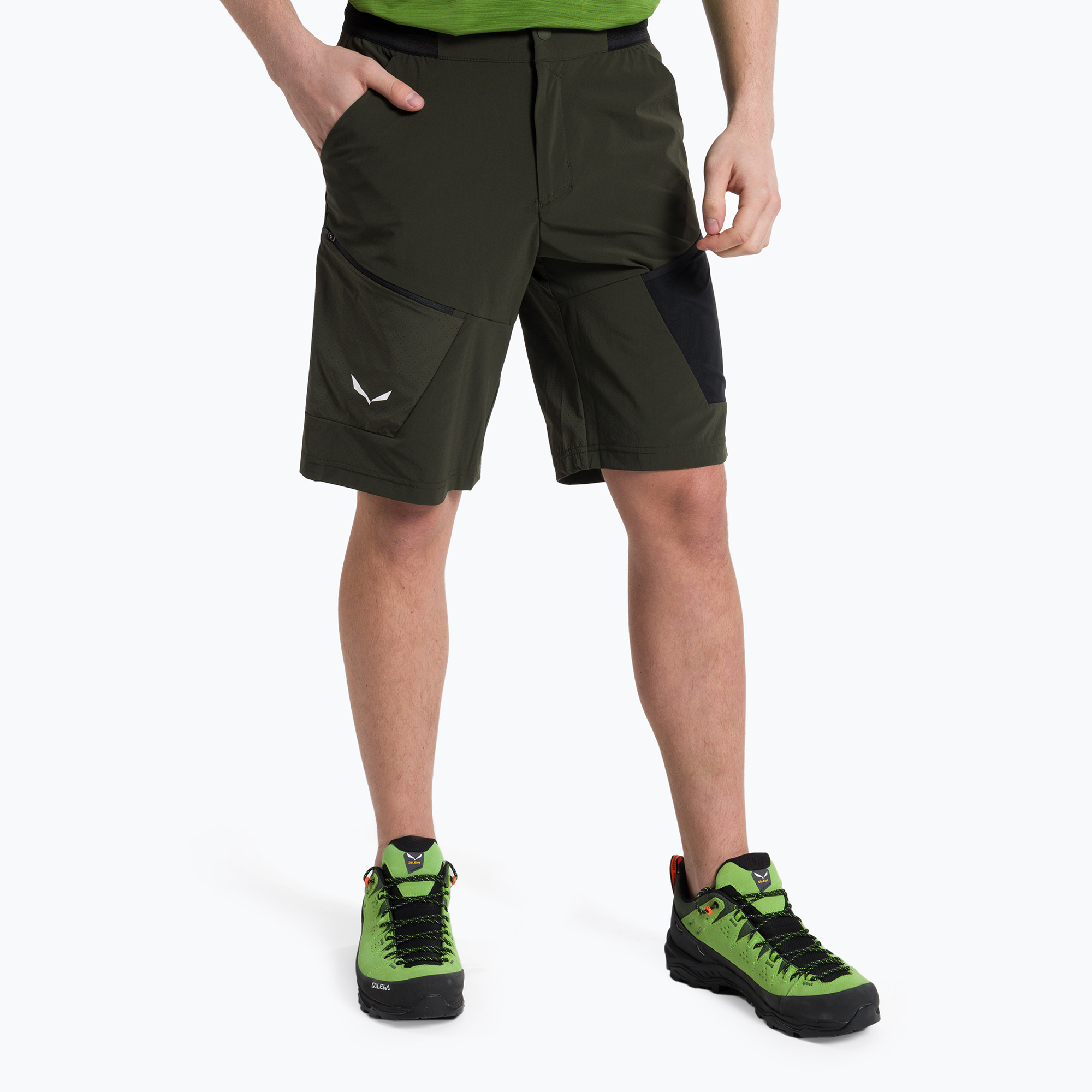 Spodenki trekkingowe męskie Salewa Pedroc 3 DST Cargo dark olive | WYSYŁKA W 24H | 30 DNI NA ZWROT