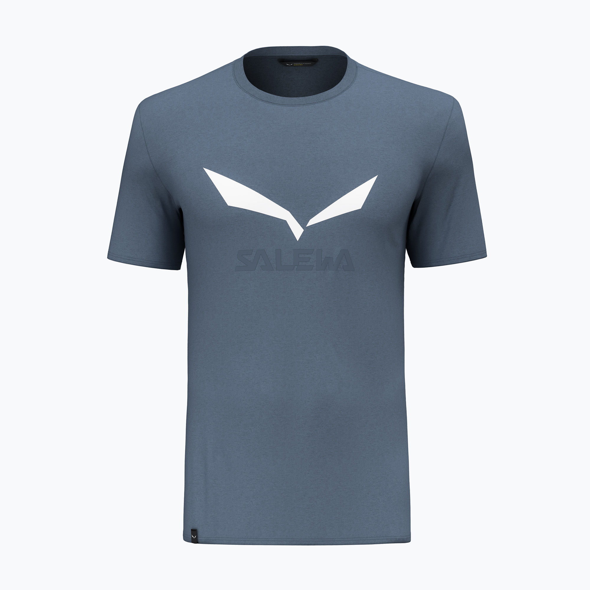 Koszulka trekkingowa męska Salewa Solidlogo Dry java blue | WYSYŁKA W 24H | 30 DNI NA ZWROT