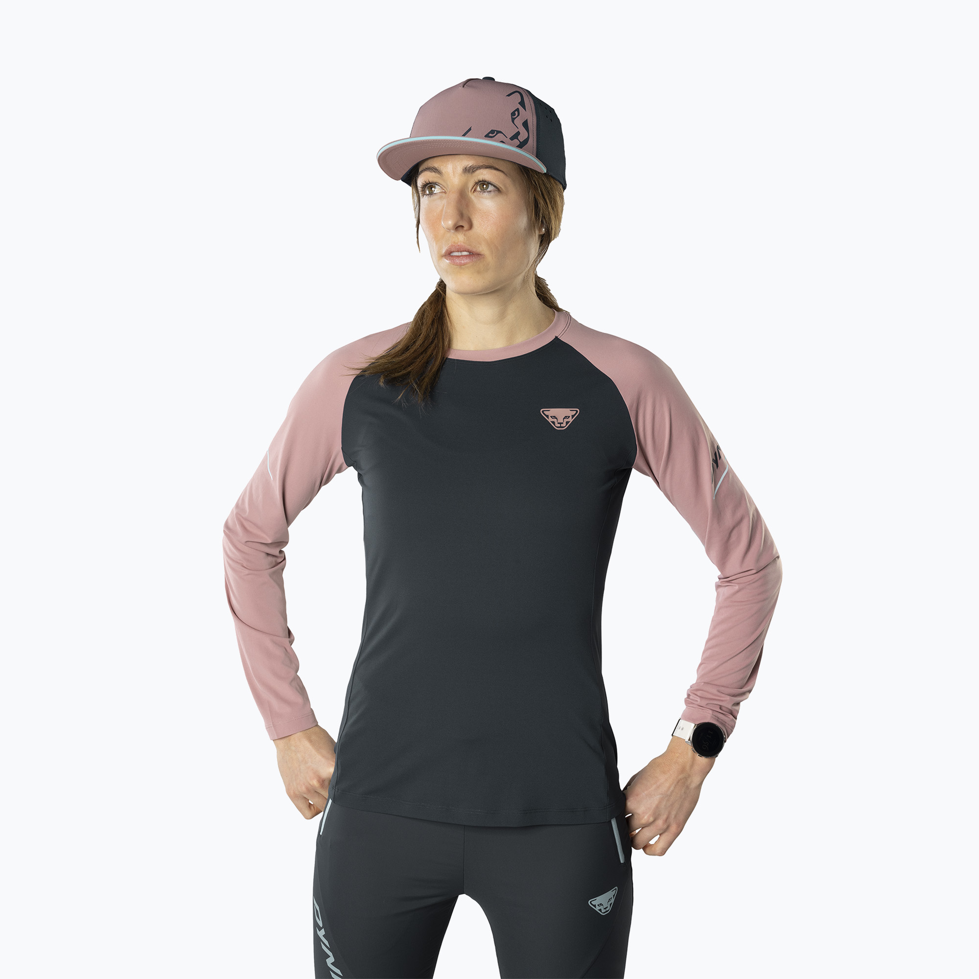 Longsleeve do biegania damski DYNAFIT Alpine Pro bluberry mokarosa | WYSYŁKA W 24H | 30 DNI NA ZWROT