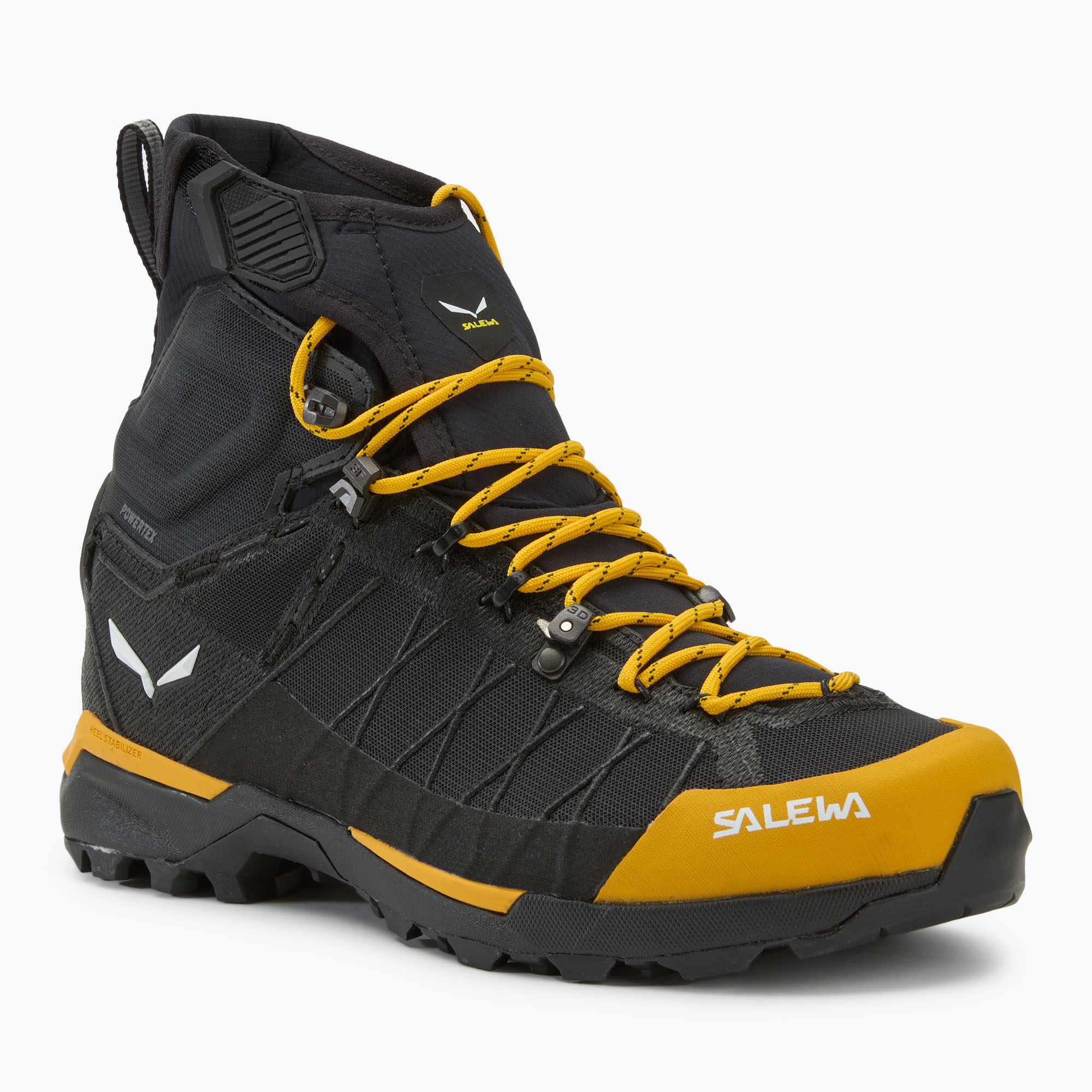 Фото - Трекінгове взуття Salewa Buty wysokogórskie męskie  Ortles Light Mid PTX gold/black | WYSYŁKA W 24H | 30 DNI NA ZWROT 