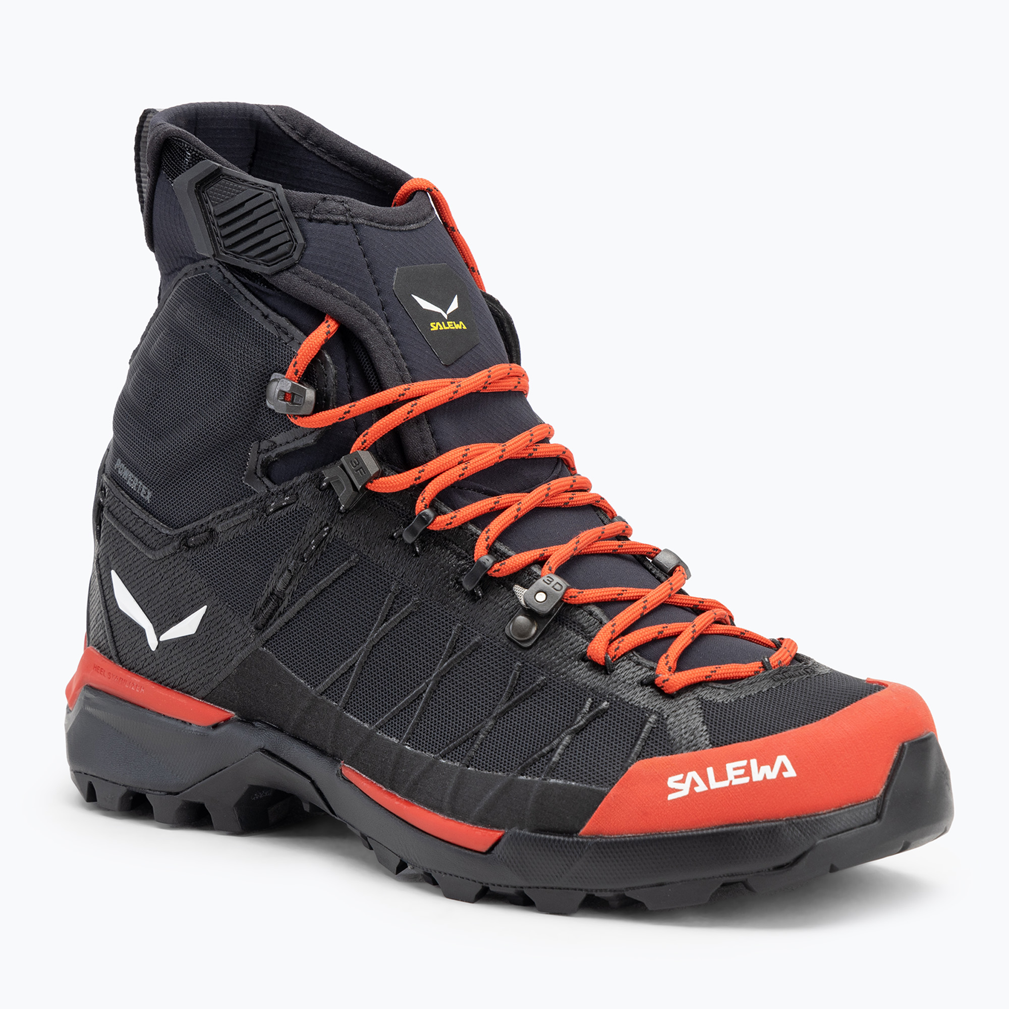 Buty wysokogórskie damskie Salewa Ortles Light Mid PTX flame/black | WYSYŁKA W 24H | 30 DNI NA ZWROT