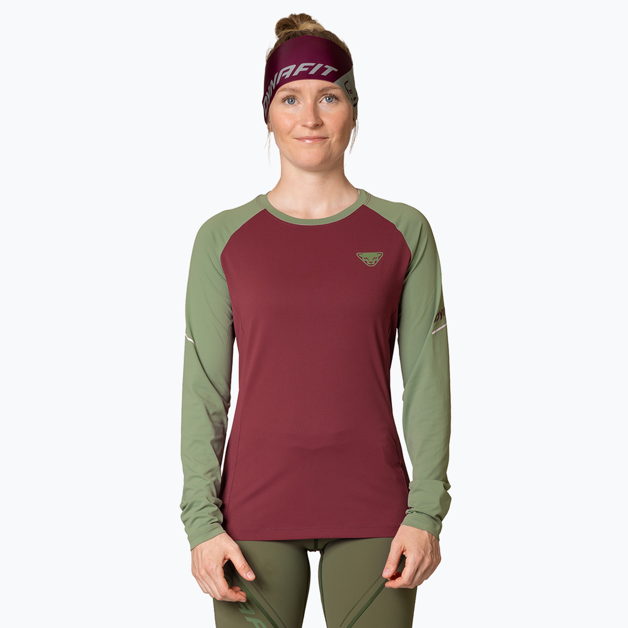 Longsleeve do biegania damski DYNAFIT Alpine Pro burgundy | WYSYŁKA W 24H | 30 DNI NA ZWROT