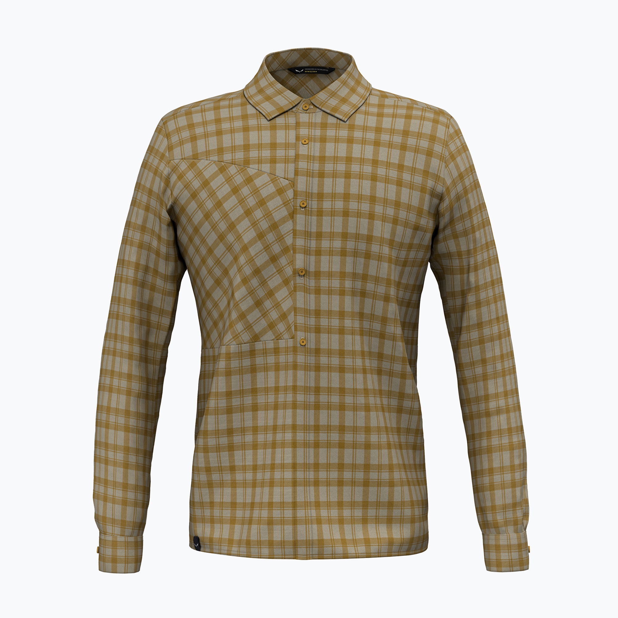 Koszula męska Salewa Fanes Flannel 5PL quicksand/golden brown | WYSYŁKA W 24H | 30 DNI NA ZWROT