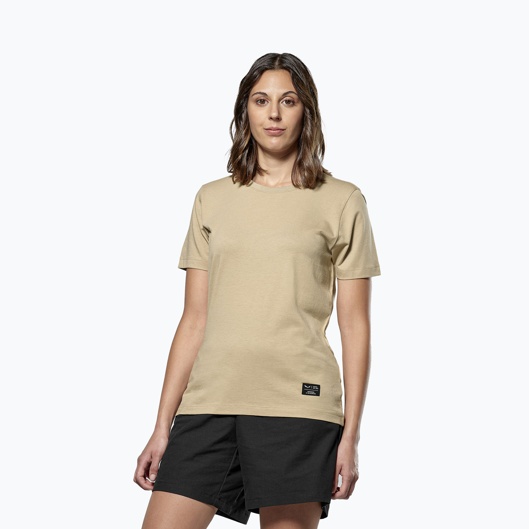 Koszulka damska Salewa Eagle Sunset Loose quicksand 
