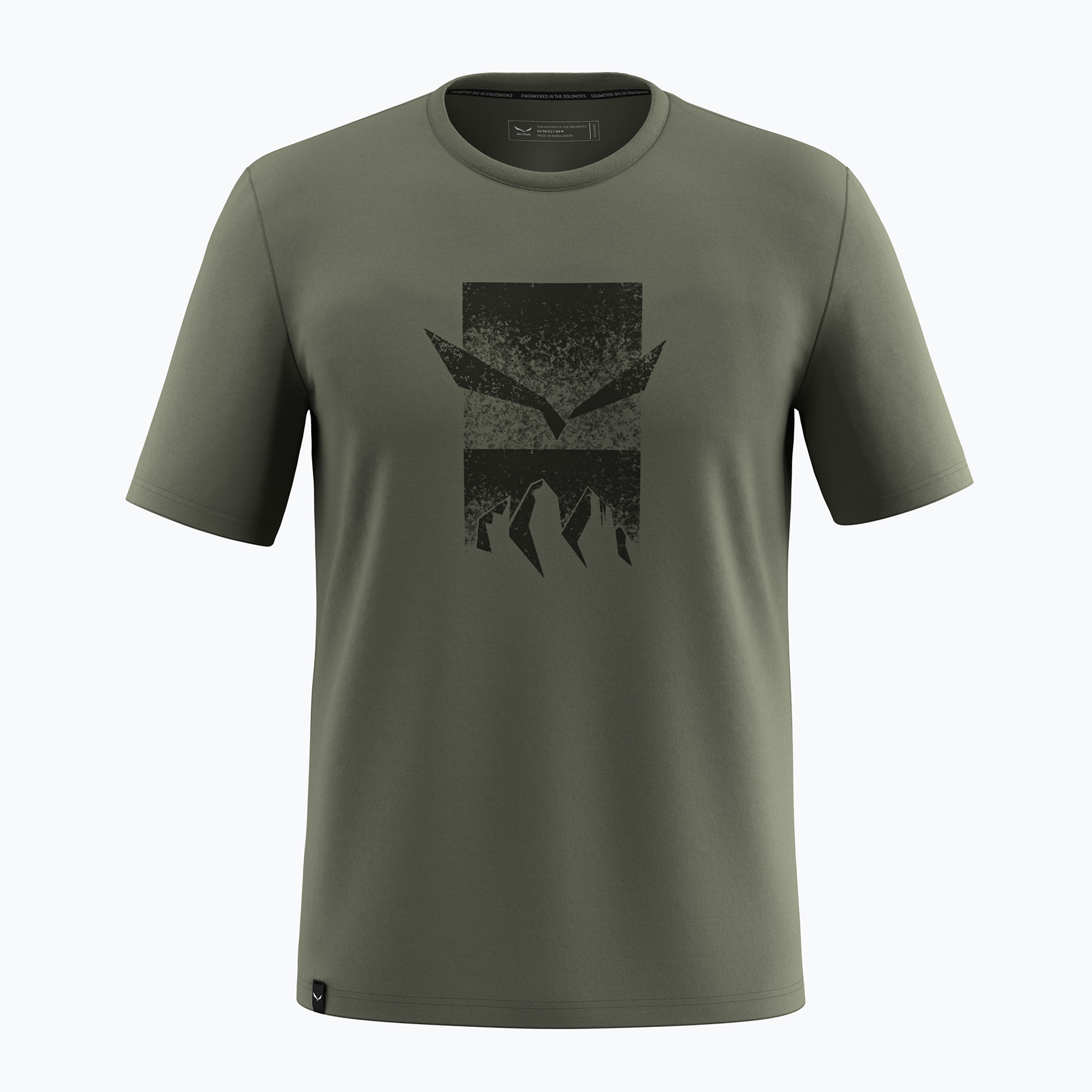 Koszulka męska Salewa Eagle 3CIME faded green 