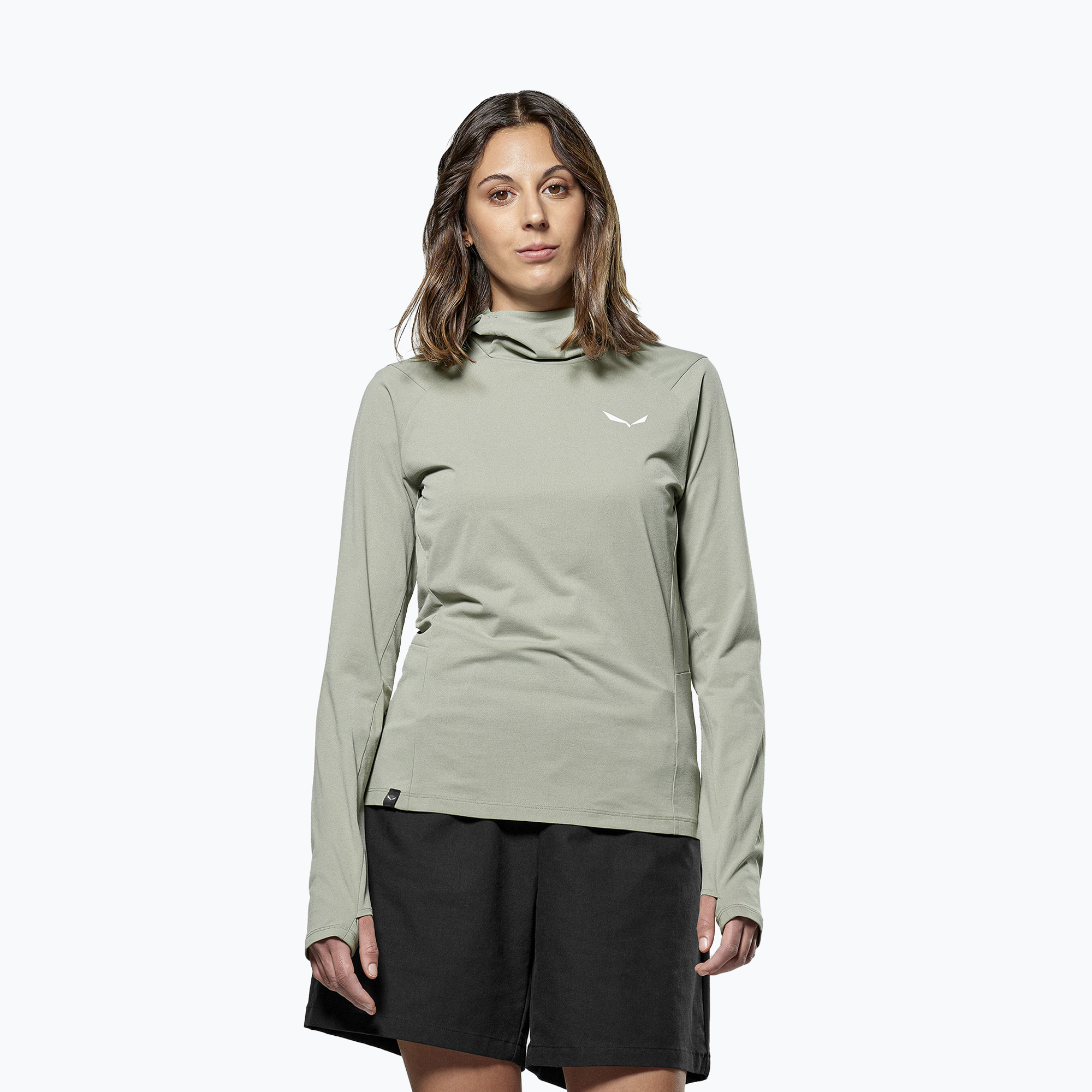 Bluza trekkingowa damska Salewa Puez Sun Hoodie shadow 