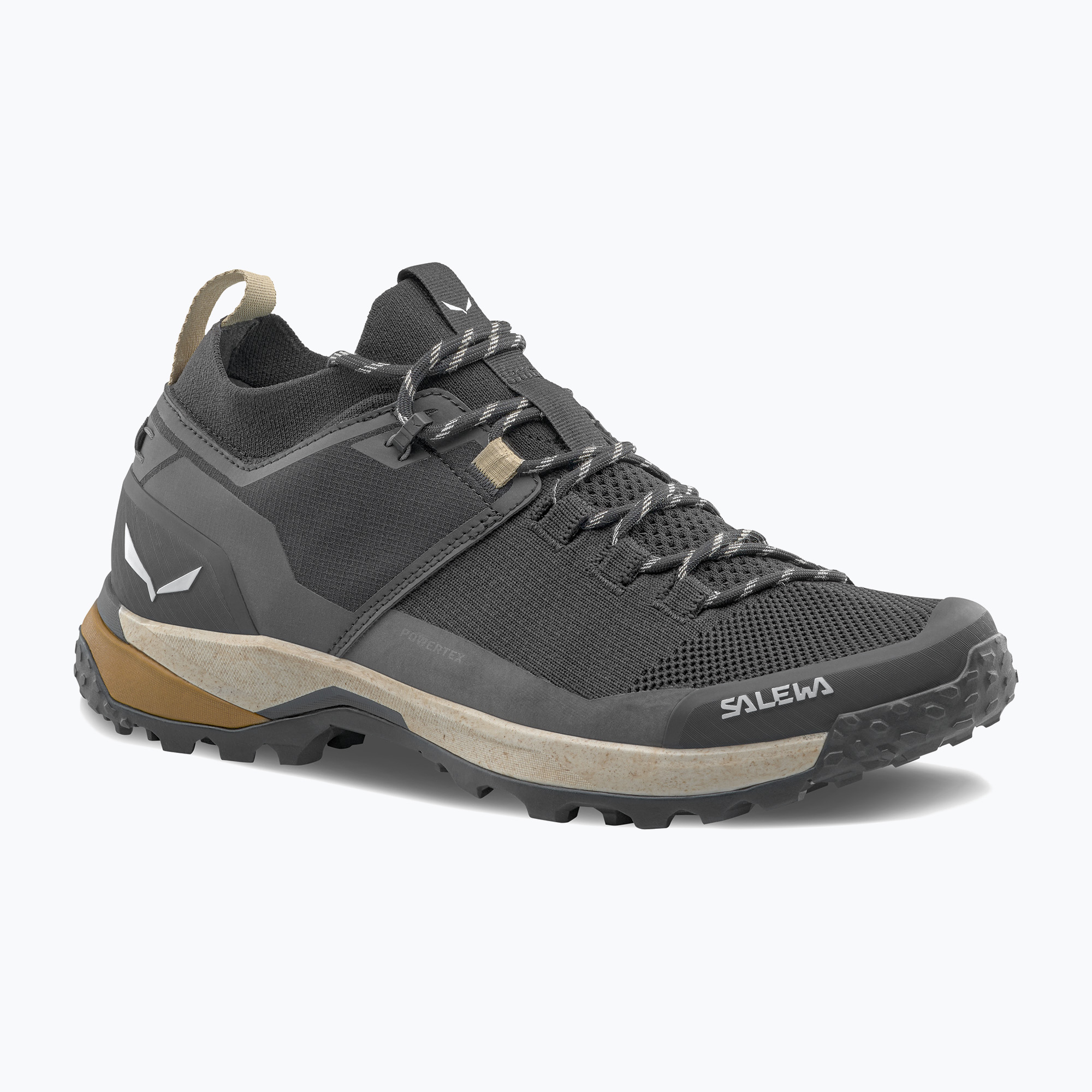 Buty trekkingowe męskie Salewa Puez 2 Knit Powertex black/black 