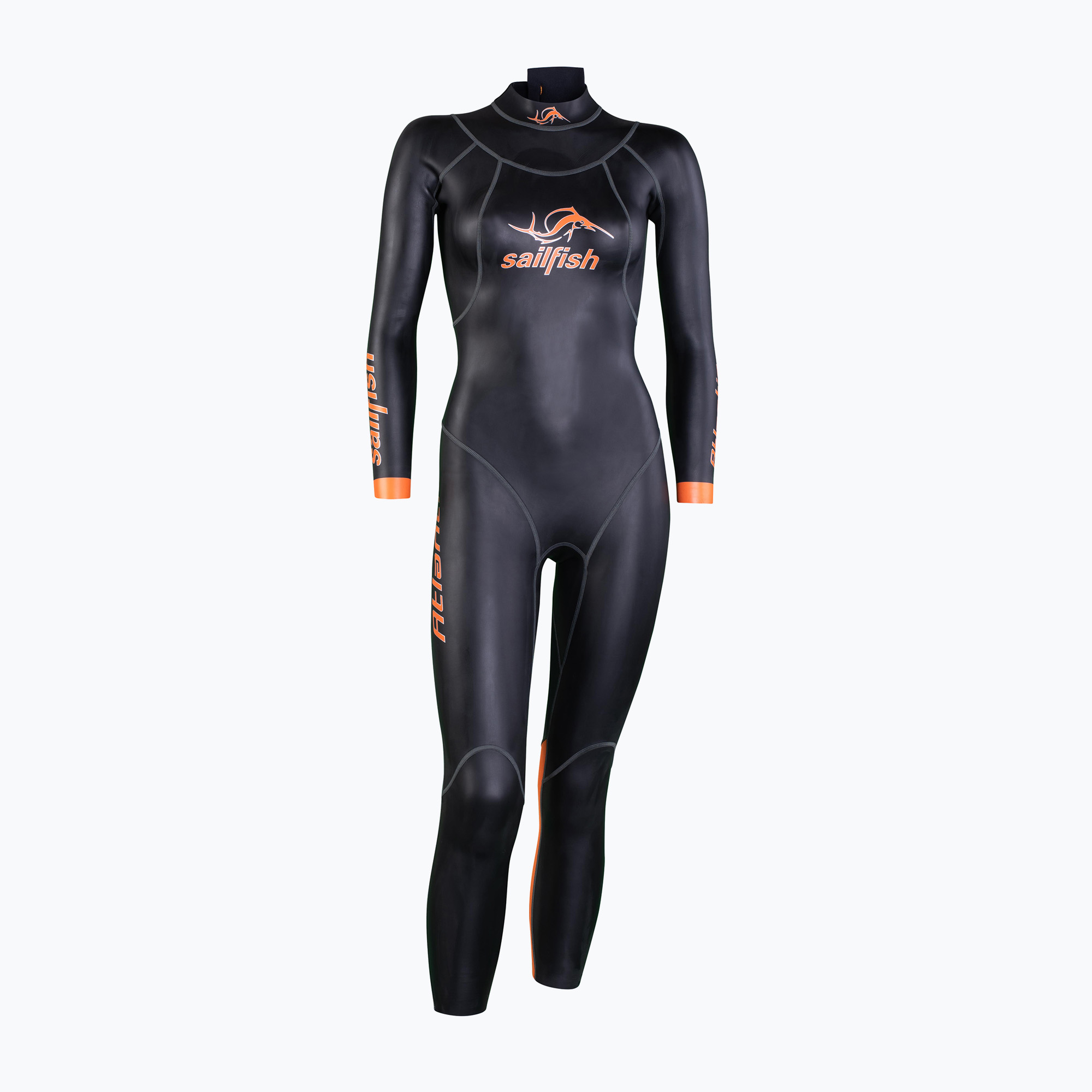 Zdjęcia - Skafander nurkowy Pianka triathlonowa damska sailfish Atlantic 2 black/orange | WYSYŁKA W 24