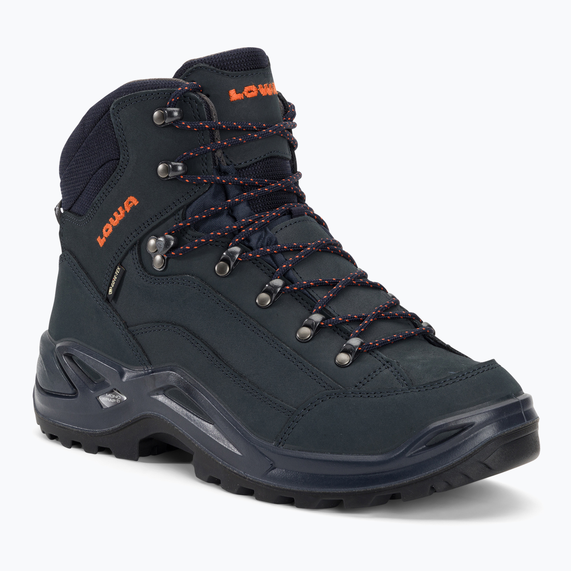 Zdjęcia - Buty trekkingowe LOWA Buty turystyczne męskie  Renegade GTX Mid navy/orange | WYSYŁKA W 24H 