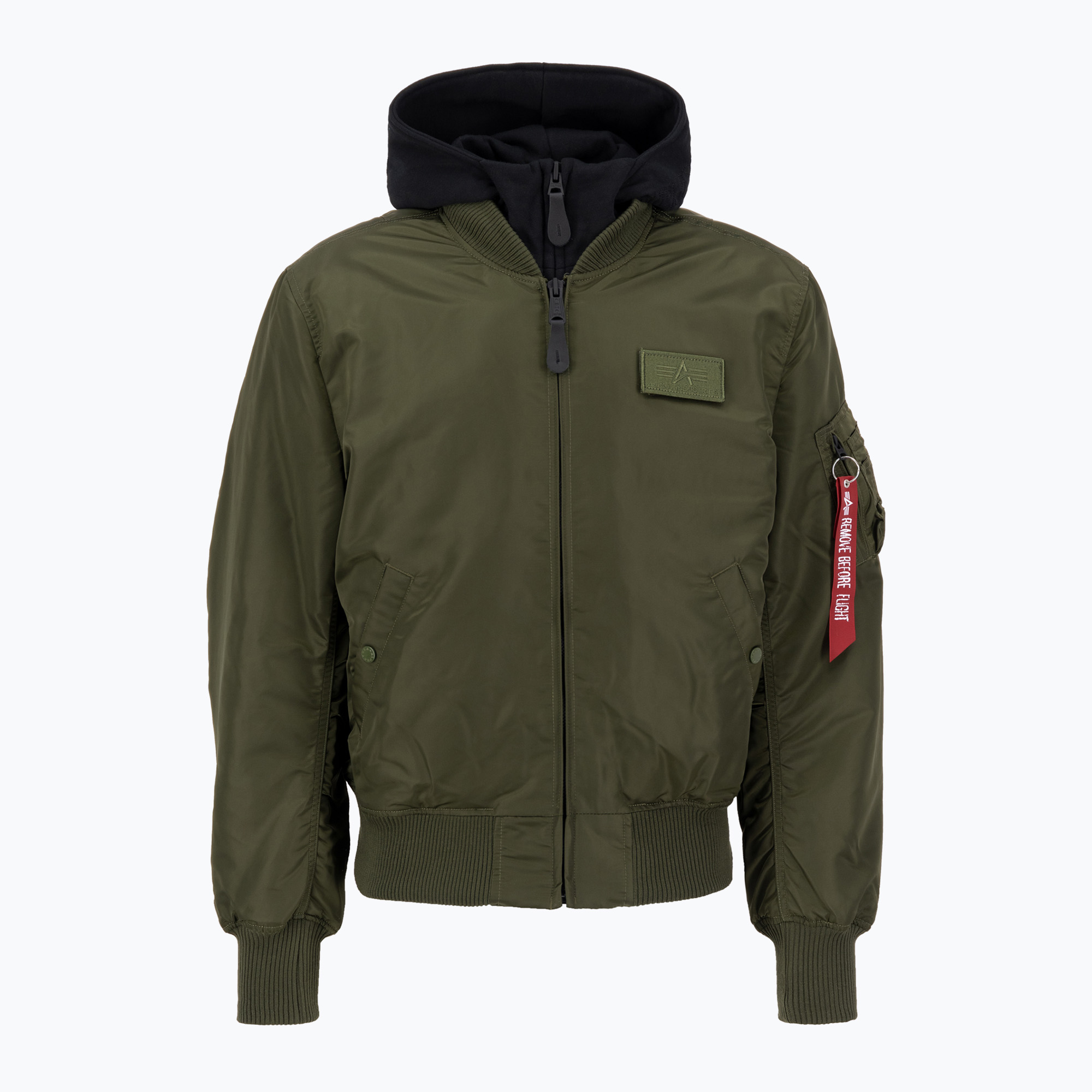 Kurtka męska Alpha Industries MA-1 D-Tec dark green / black | WYSYŁKA W 24H | 30 DNI NA ZWROT