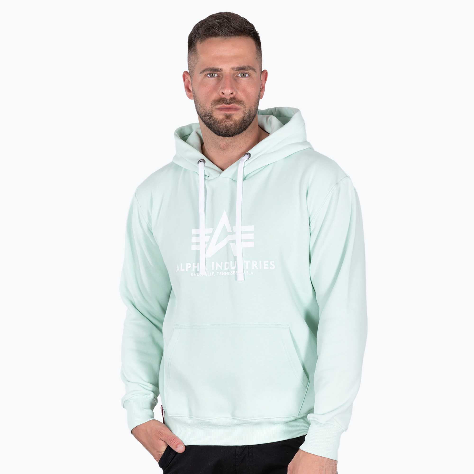 Bluza męska Alpha Industries Basic mint | WYSYŁKA W 24H | 30 DNI NA ZWROT