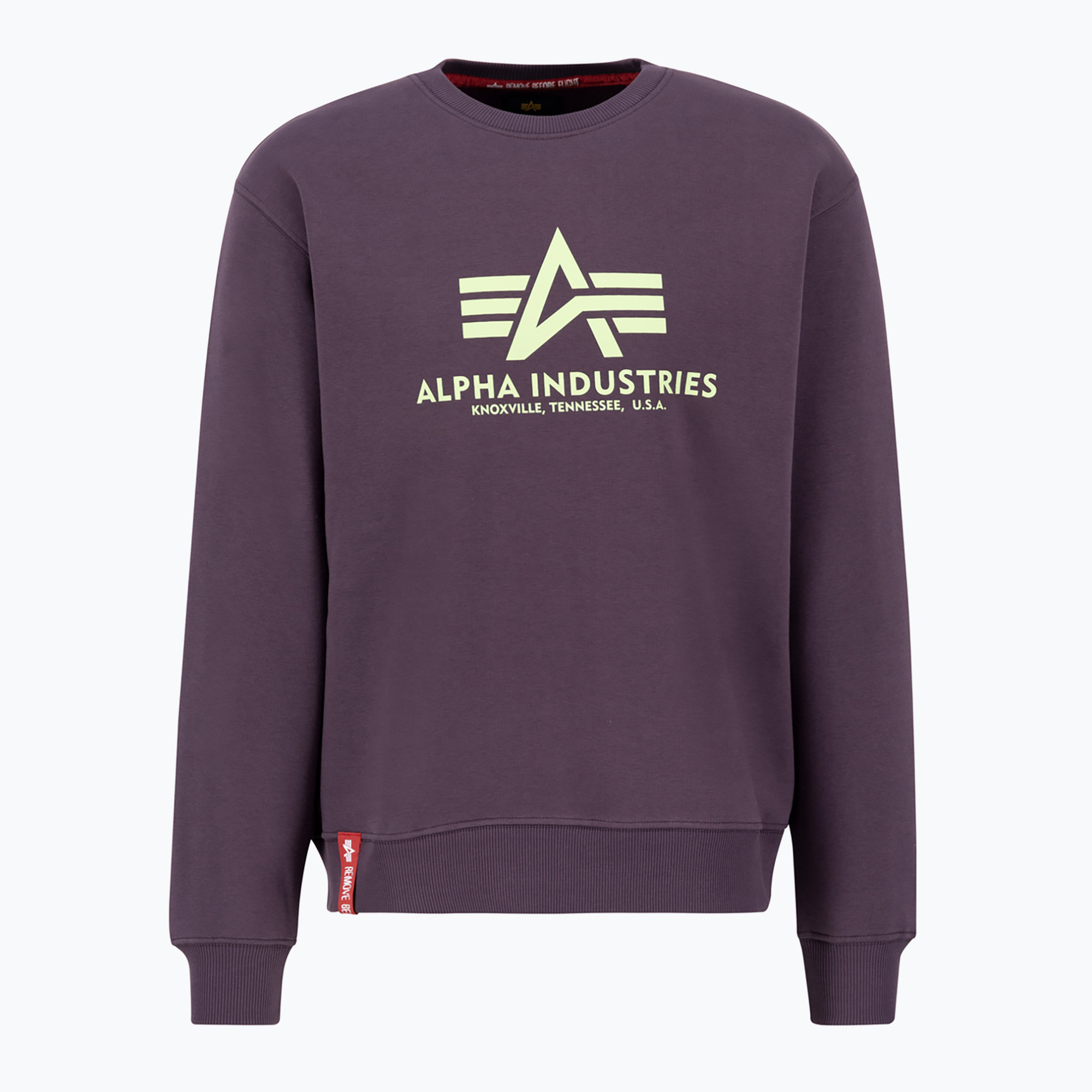 Bluza męska Alpha Industries Basic plum | WYSYŁKA W 24H | 30 DNI NA ZWROT