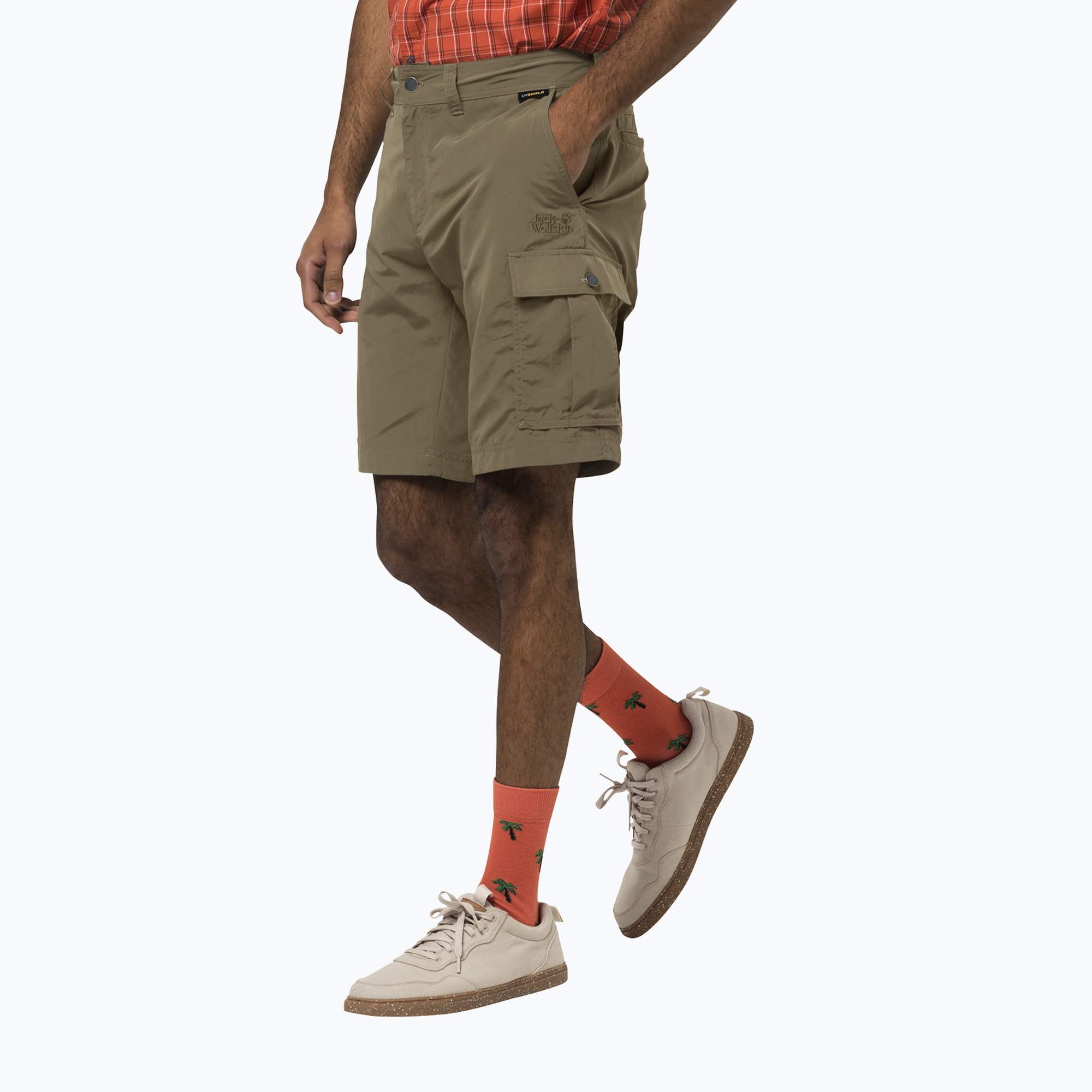 Spodenki trekkingowe męskie Jack Wolfskin Canyon Cargo sand dune | WYSYŁKA W 24H | 30 DNI NA ZWROT