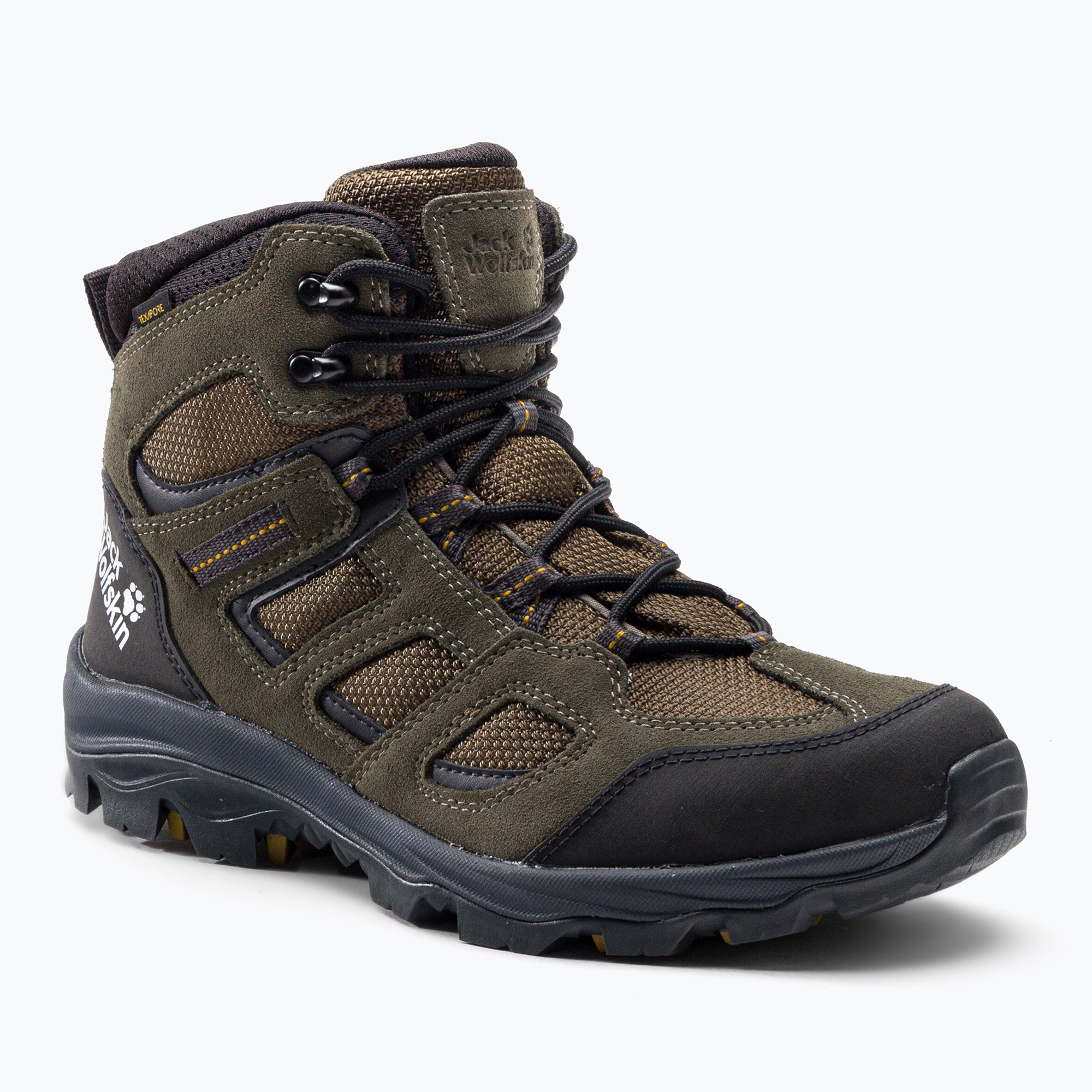 Buty trekkingowe męskie Jack Wolfskin Vojo 3 Texapore Mid khaki/phantom | WYSYŁKA W 24H | 30 DNI NA ZWROT
