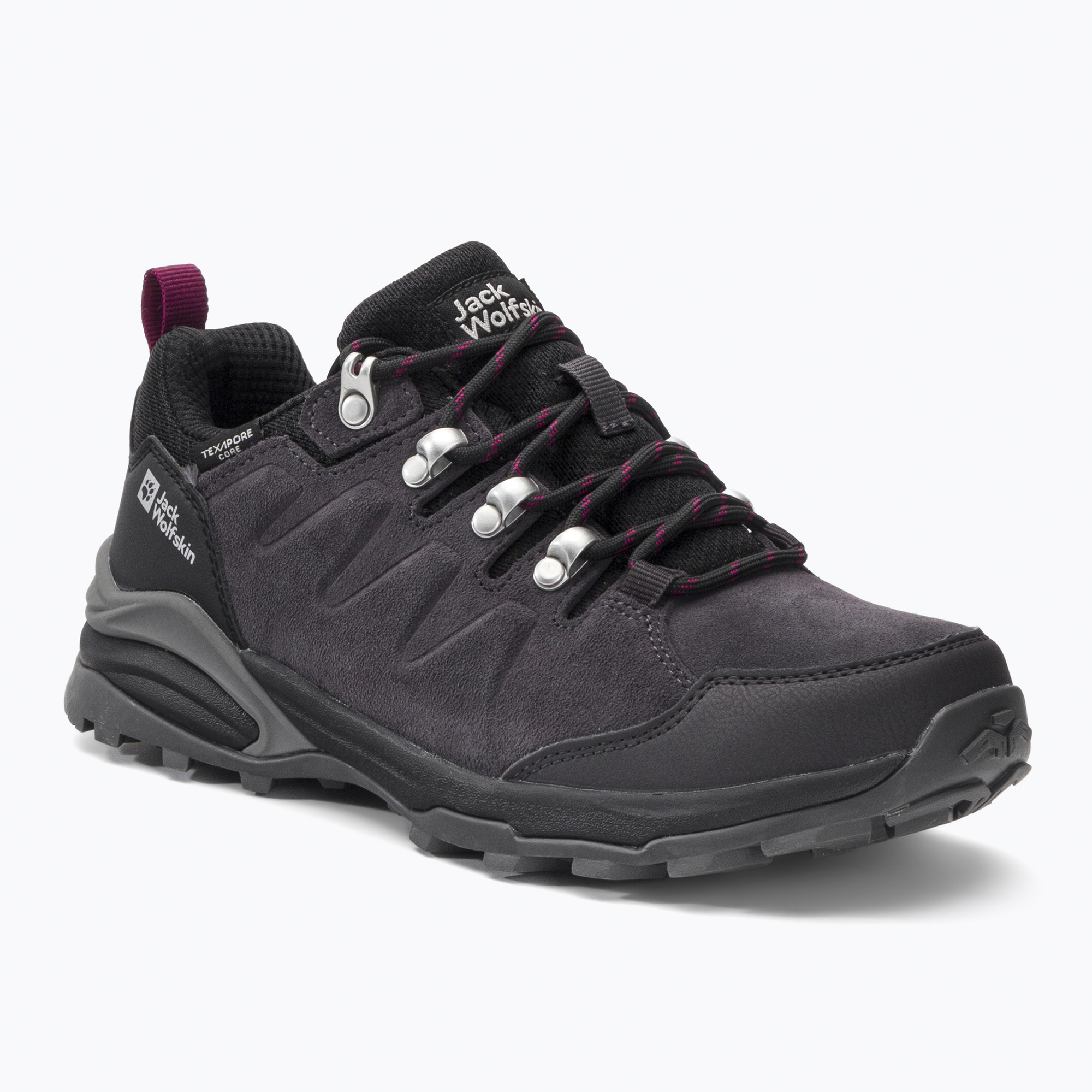 Buty trekkingowe damskie Jack Wolfskin Refugio Texapore Low dark steel/purple | WYSYŁKA W 24H | 30 DNI NA ZWROT