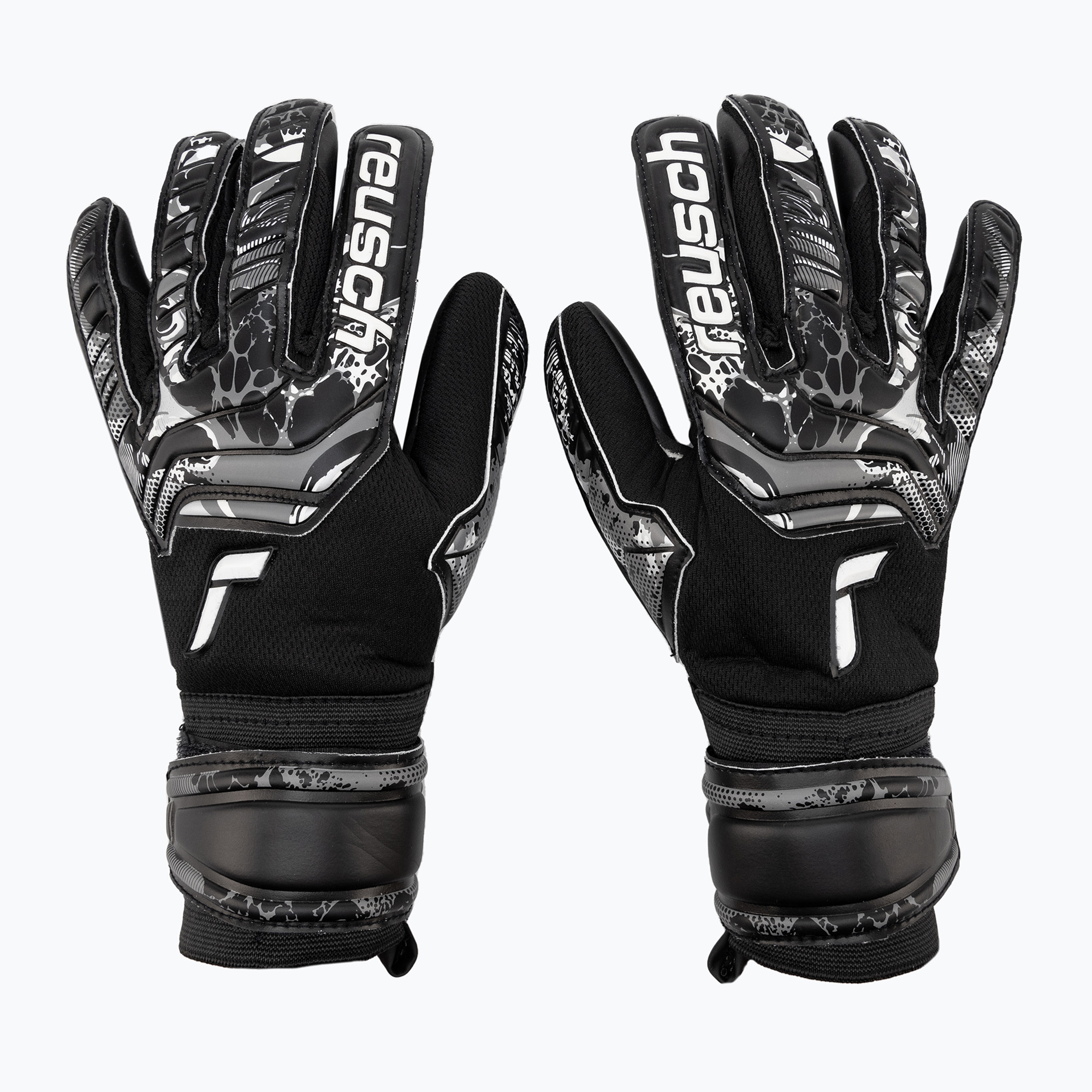 Rękawice bramkarskie Reusch Attrakt Infinity black | WYSYŁKA W 24H | 30 DNI NA ZWROT
