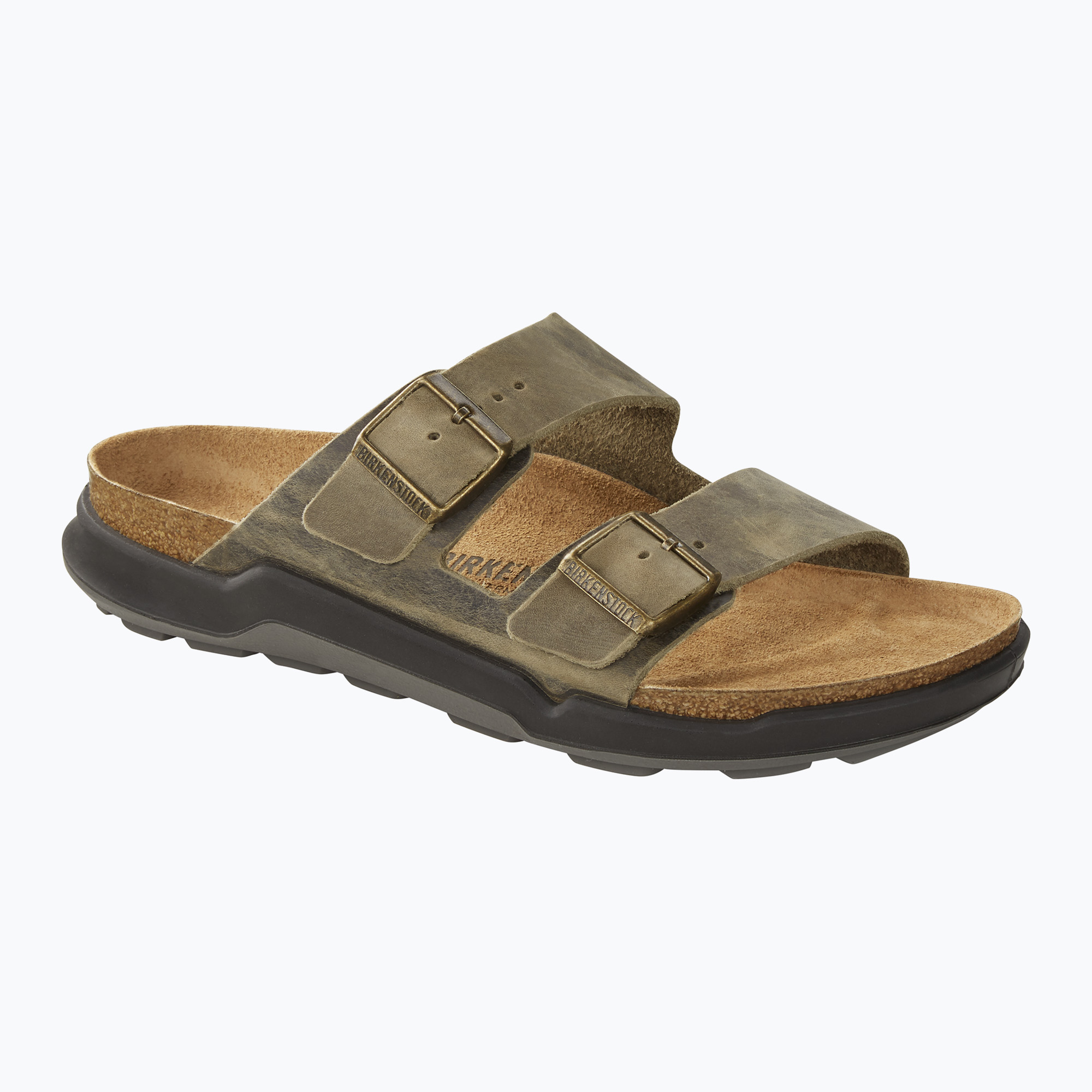 Klapki BIRKENSTOCK Arizona CT LEOI Regular faded khaki 