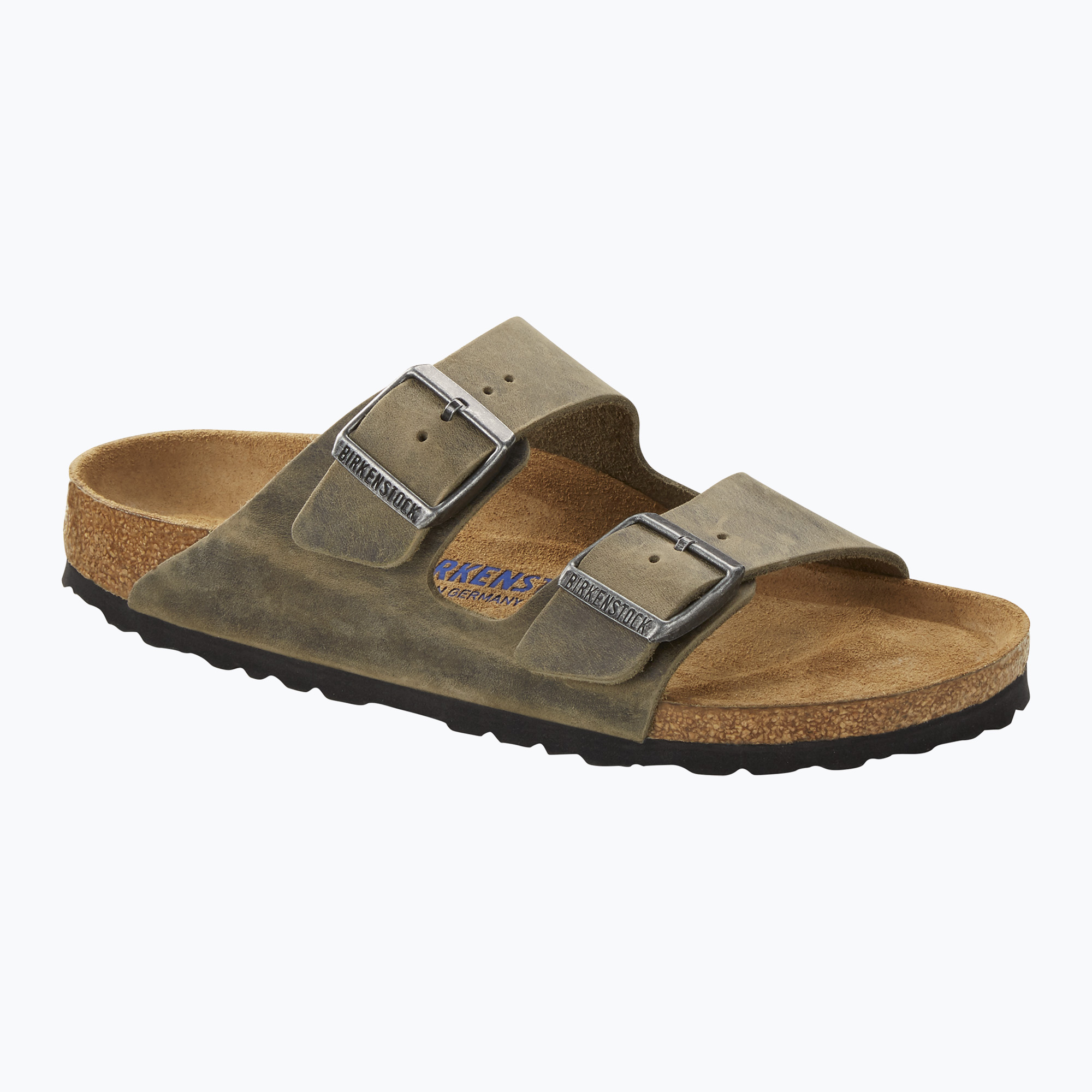 Klapki BIRKENSTOCK Arizona SFB LEOI Narrow faded khaki 