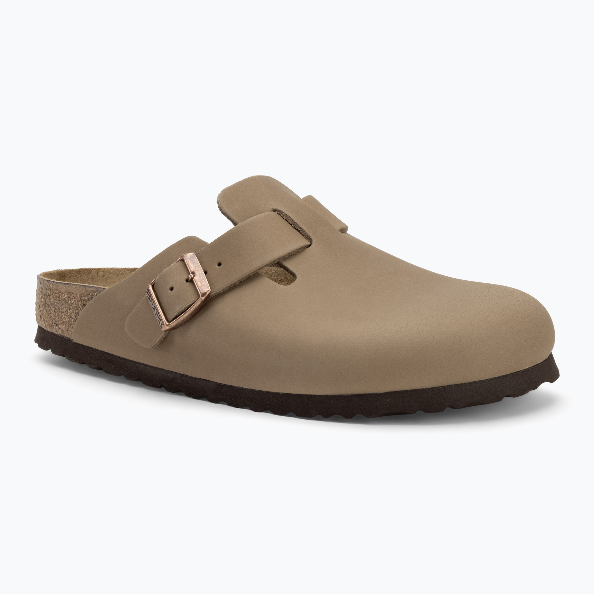 Klapki BIRKENSTOCK Boston SFB LEOI Narrow tobacco brown 