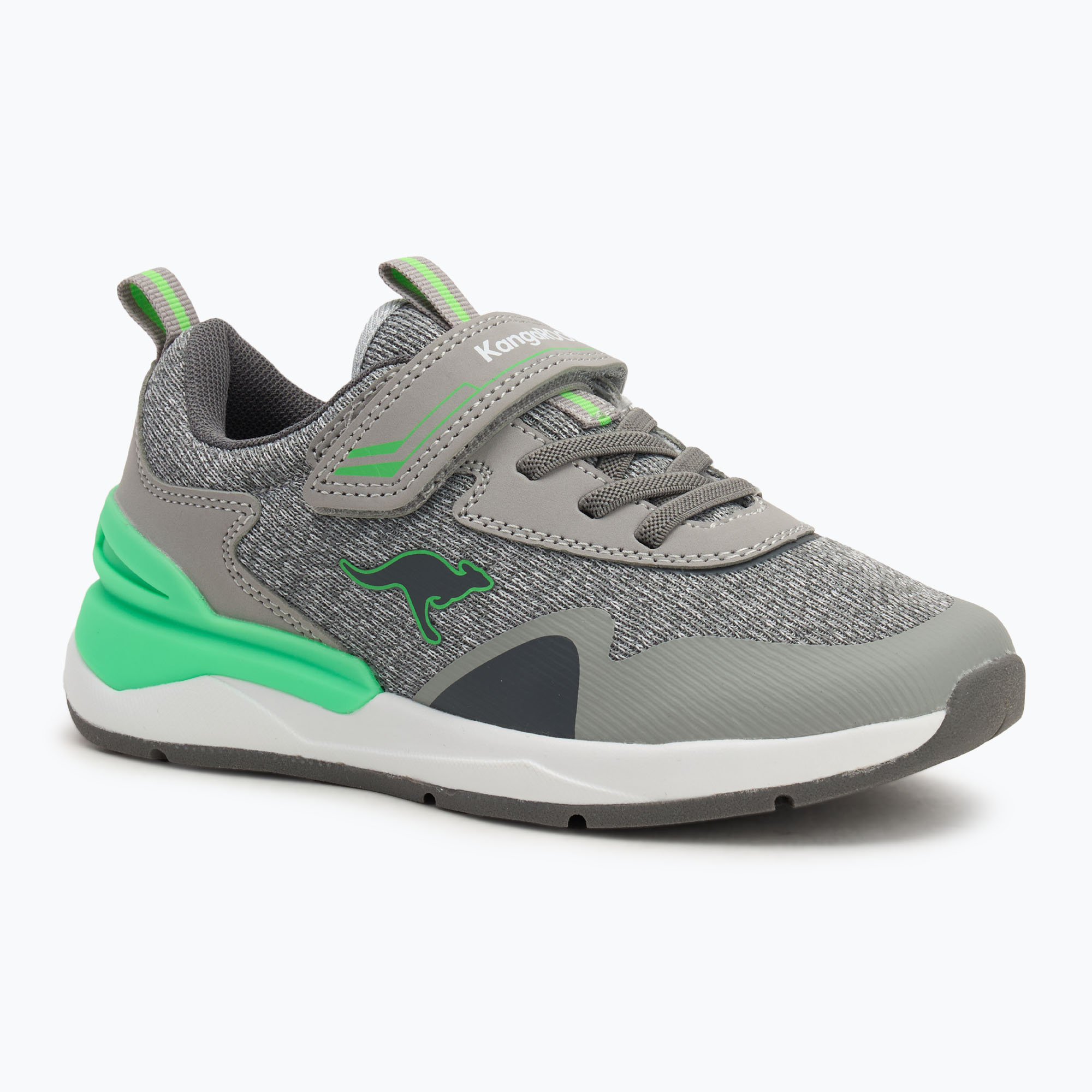 Buty dziecięce KangaROOS KD-Gym EV vapor grey/neon green | WYSYŁKA W 24H | 30 DNI NA ZWROT