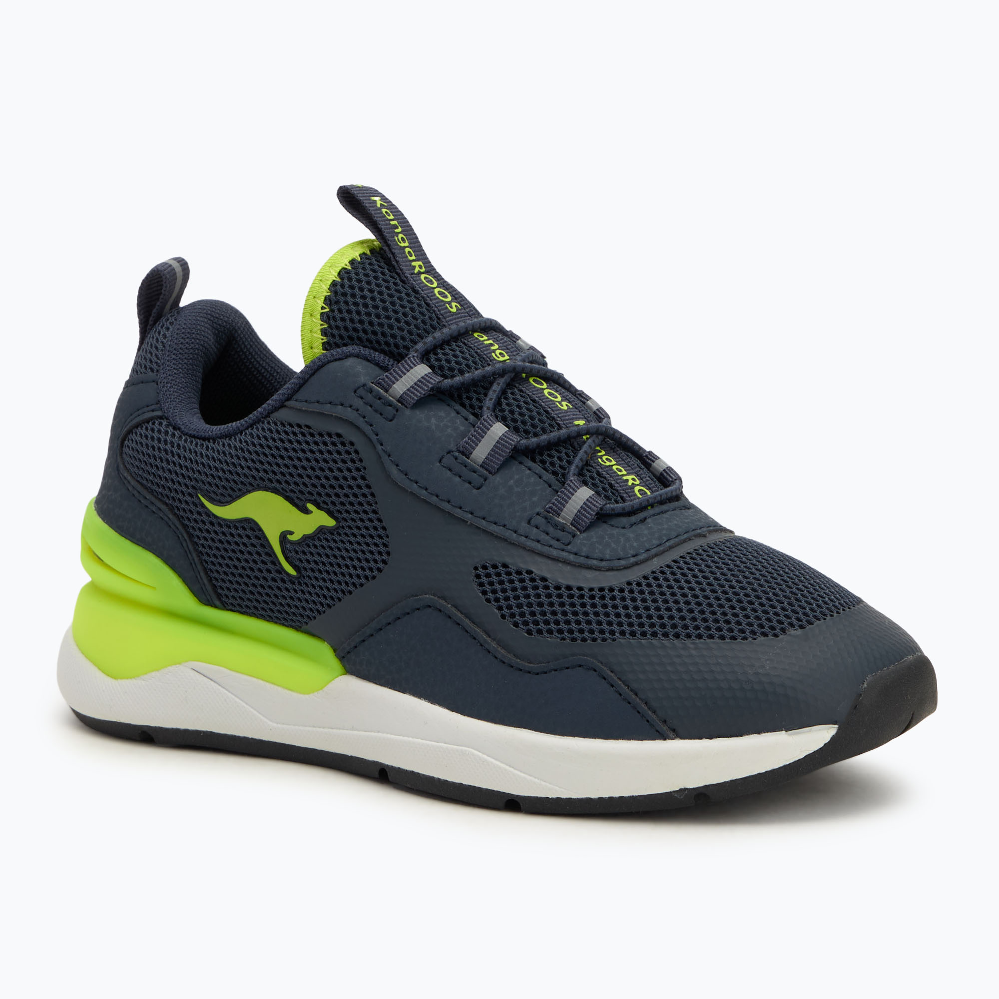 Buty dziecięce KangaROOS KD-Road dark navy/lime | WYSYŁKA W 24H | 30 DNI NA ZWROT