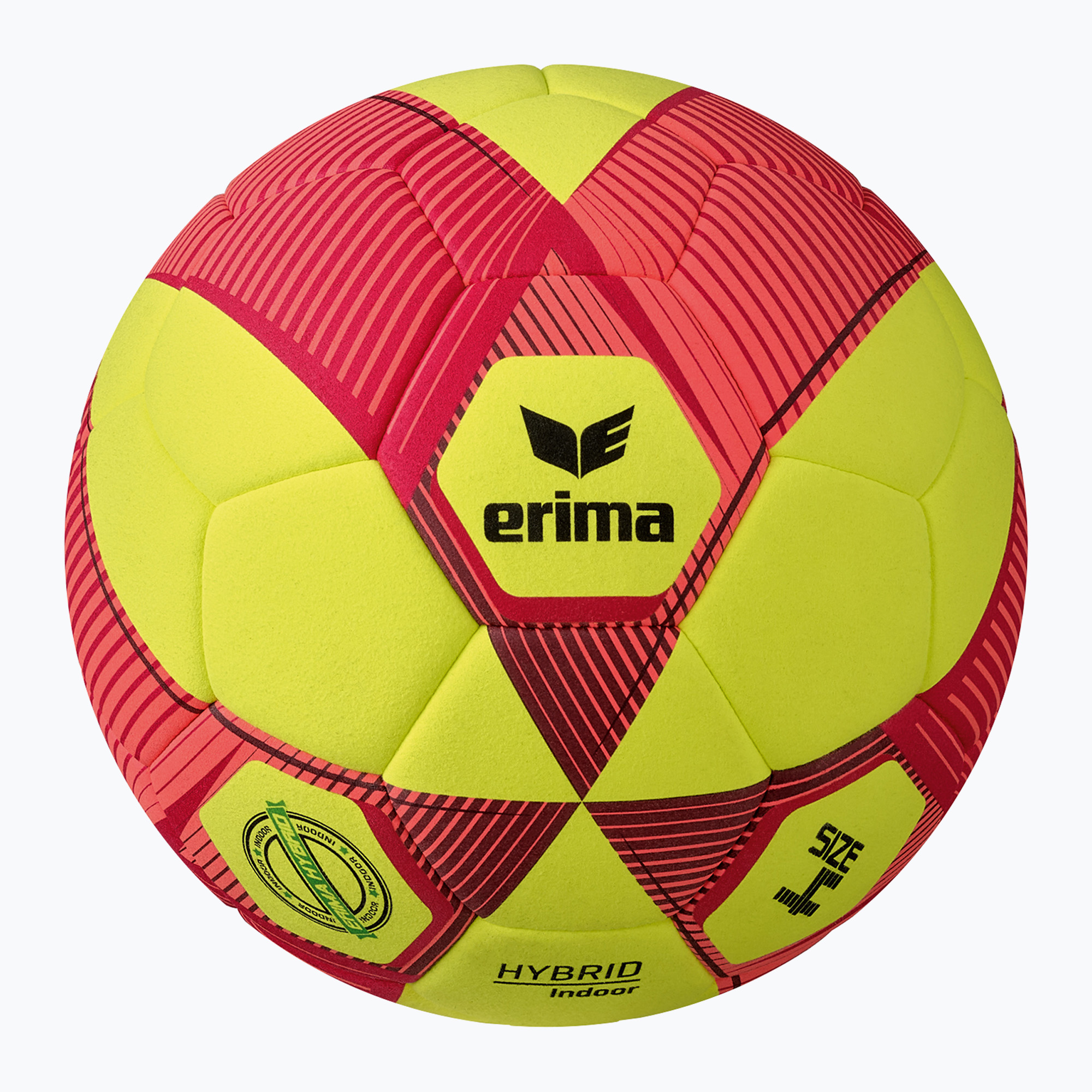 Piłka do piłki nożnej ERIMA Hybrid Indoor yellow/red rozmiar 4 