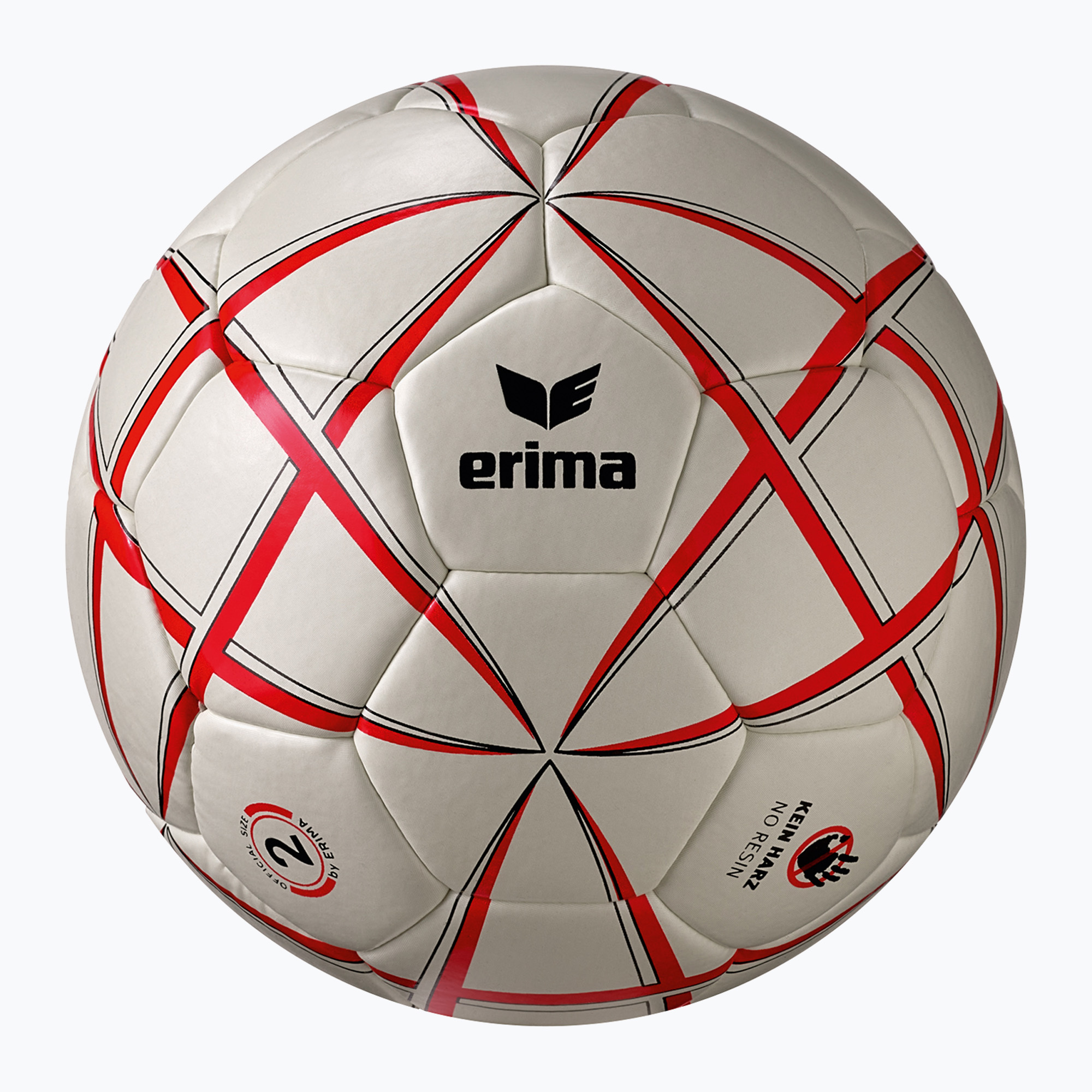 Piłka do piłki ręcznej ERIMA Magic White Pro white/red rozmiar 2 