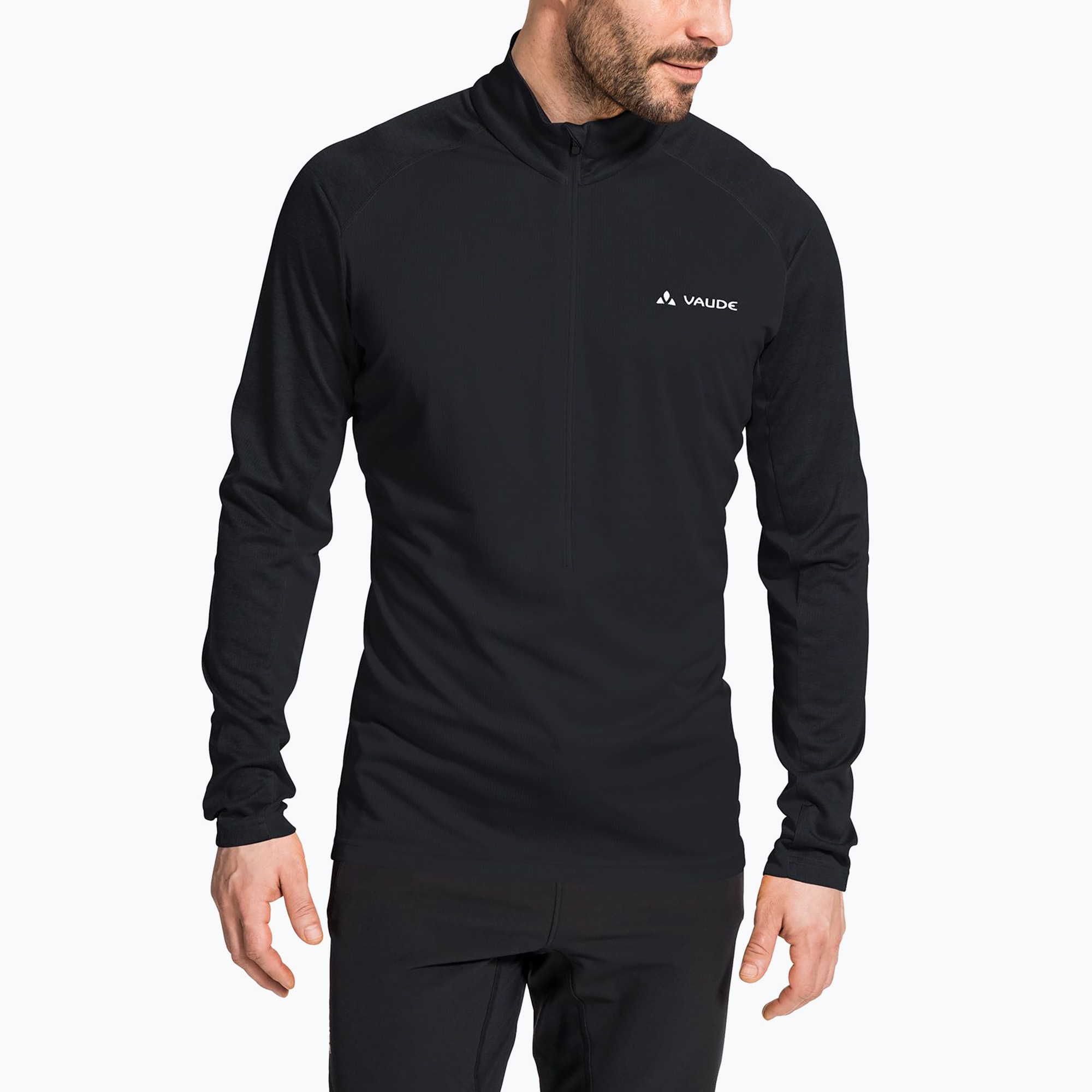 Longsleeve męski VAUDE Larice Light II black | WYSYŁKA W 24H | 30 DNI NA ZWROT